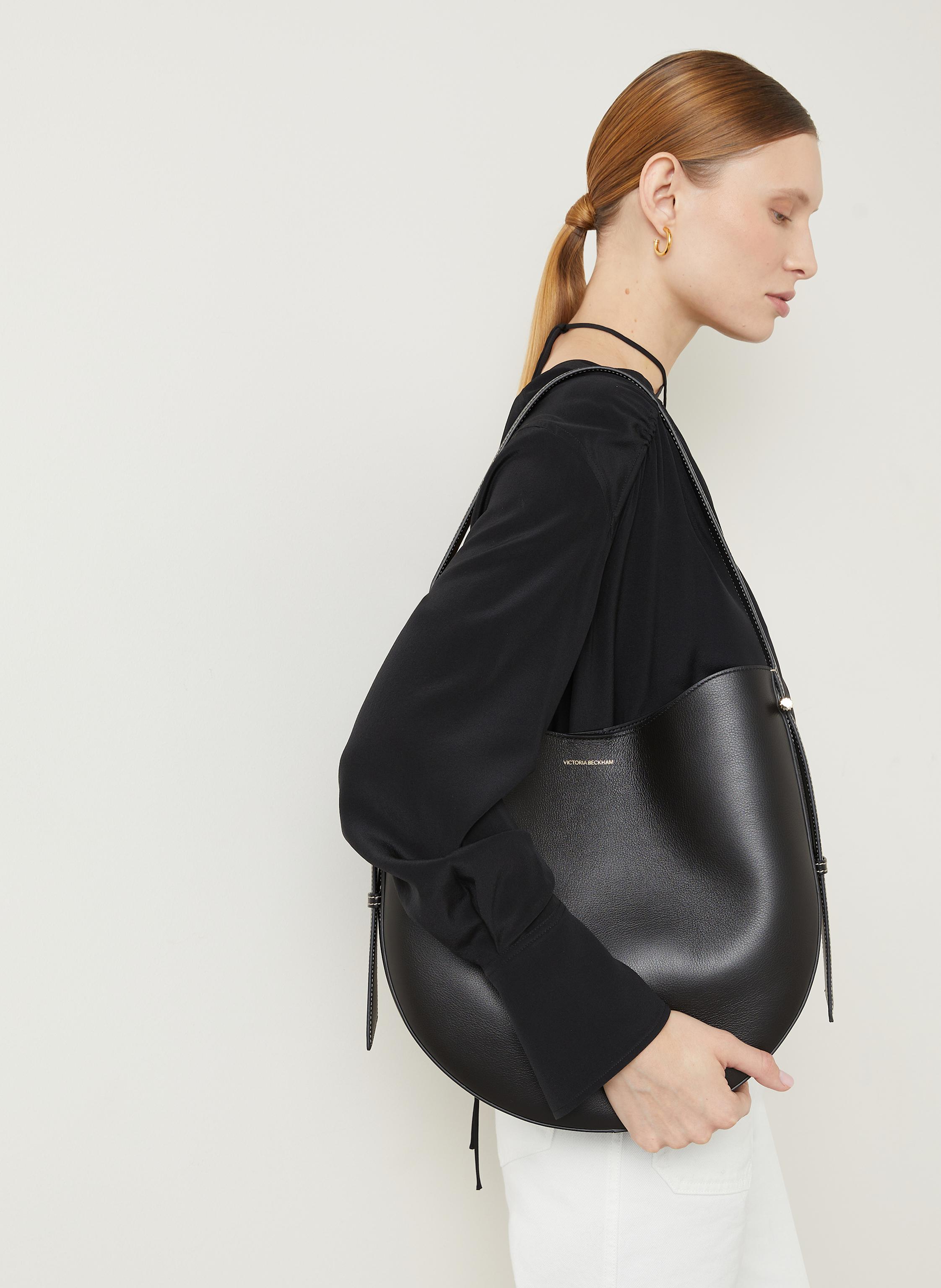 Thumbnail - Victoria Beckham Hobo-Bag Dia schwarz