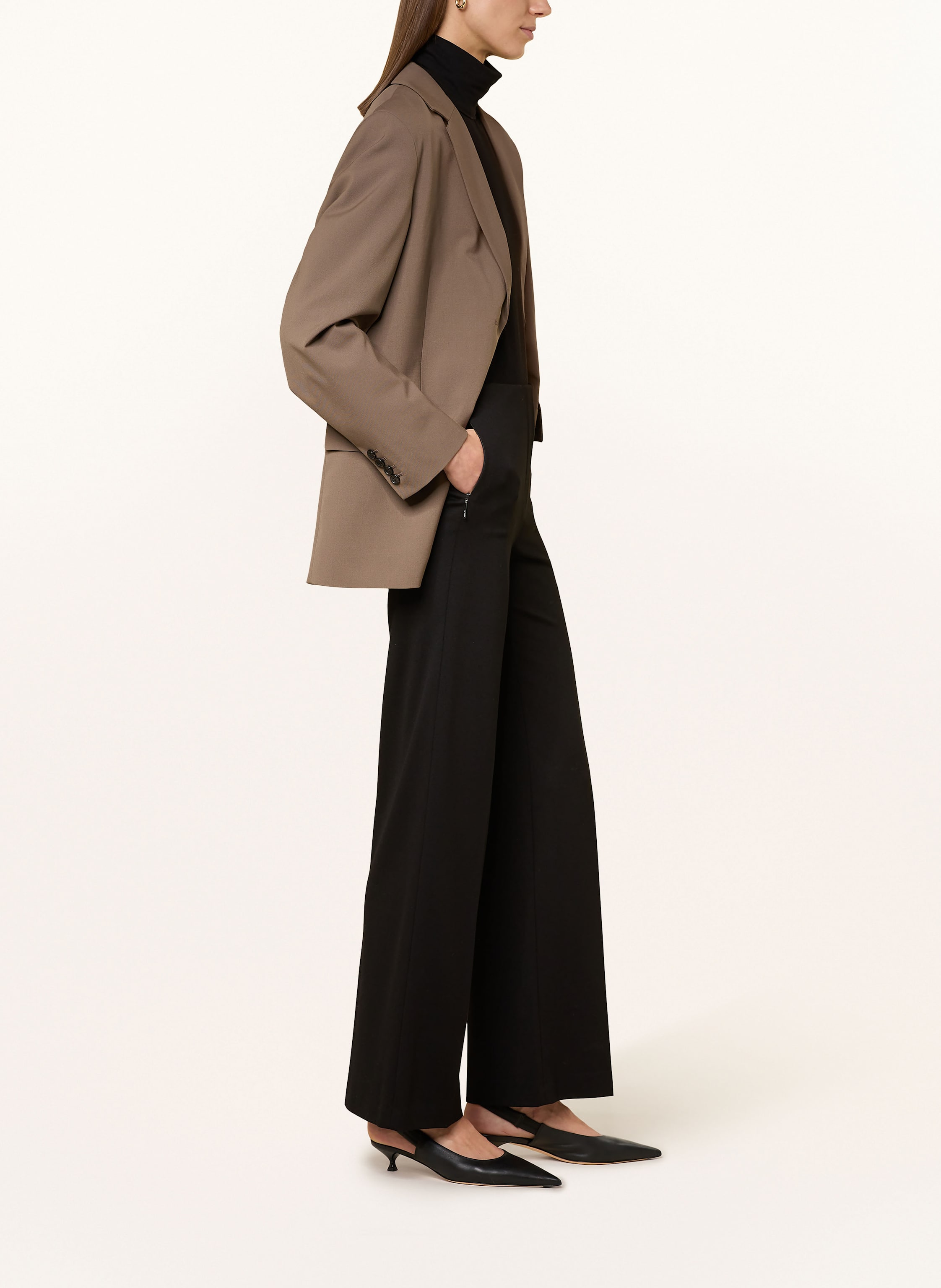 Thumbnail - Marc Cain Marlenehose Winder schwarz