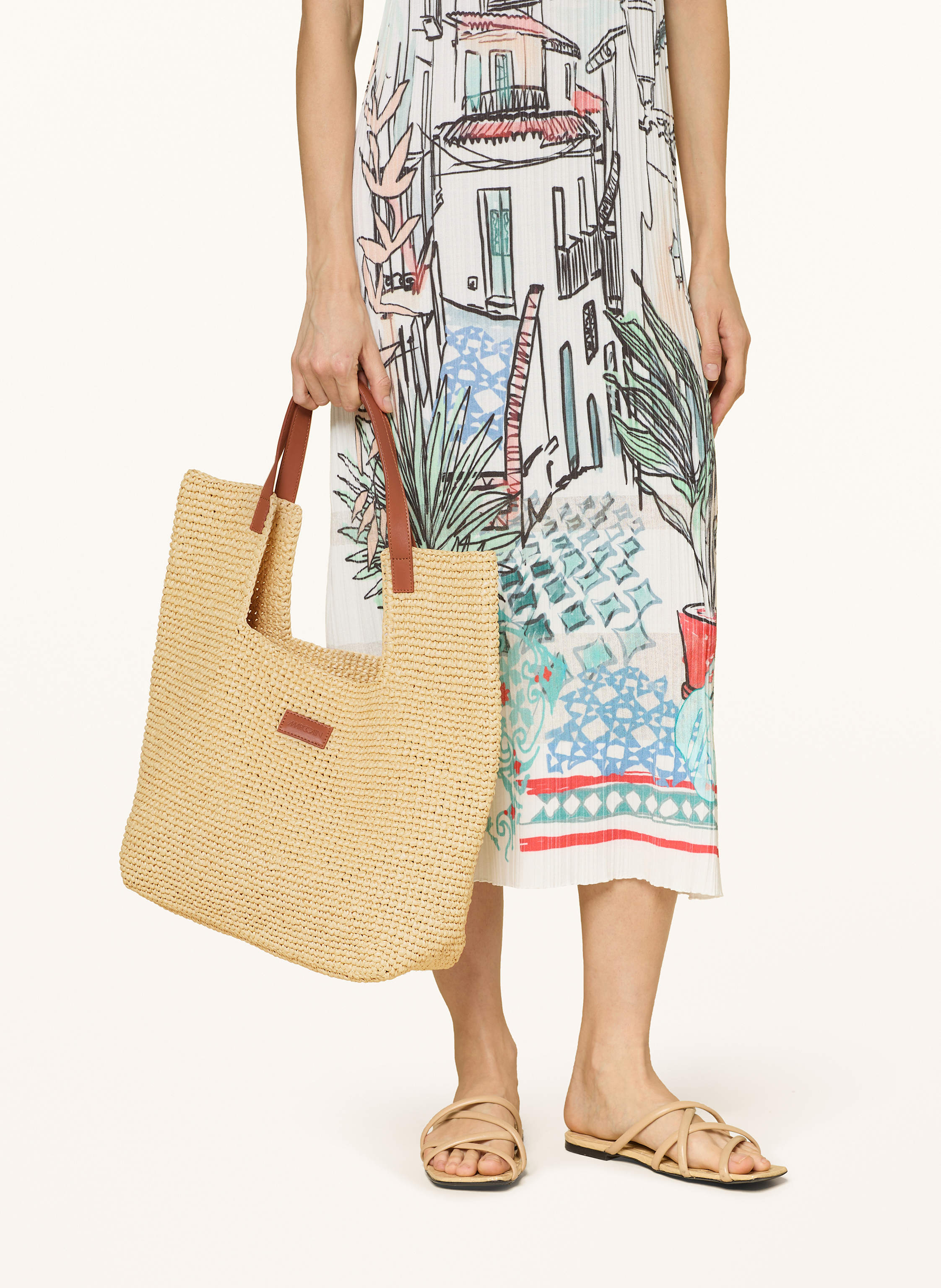 Thumbnail - Marc Cain Shopper beige