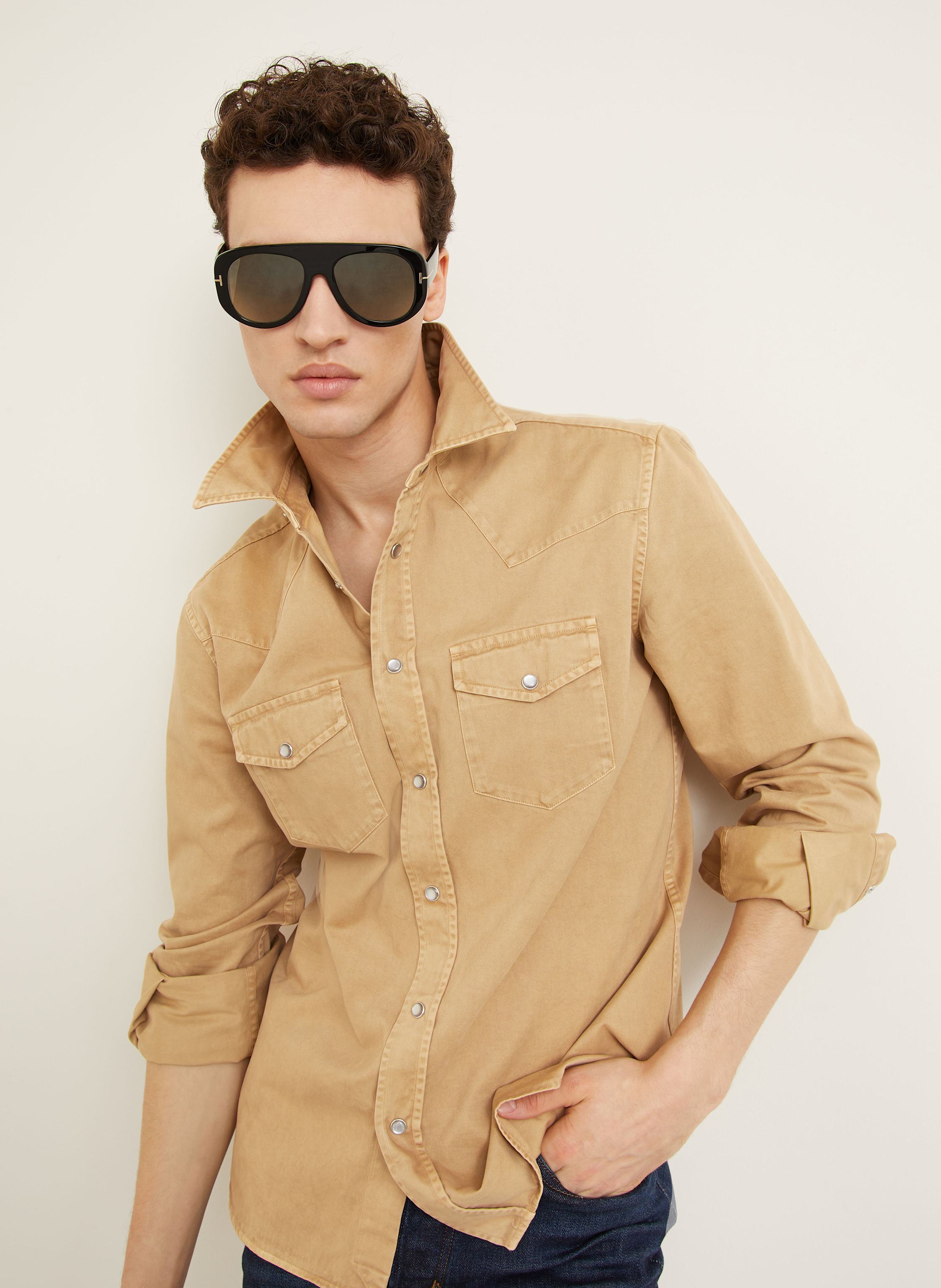 Thumbnail - Tom Ford Hemd beige