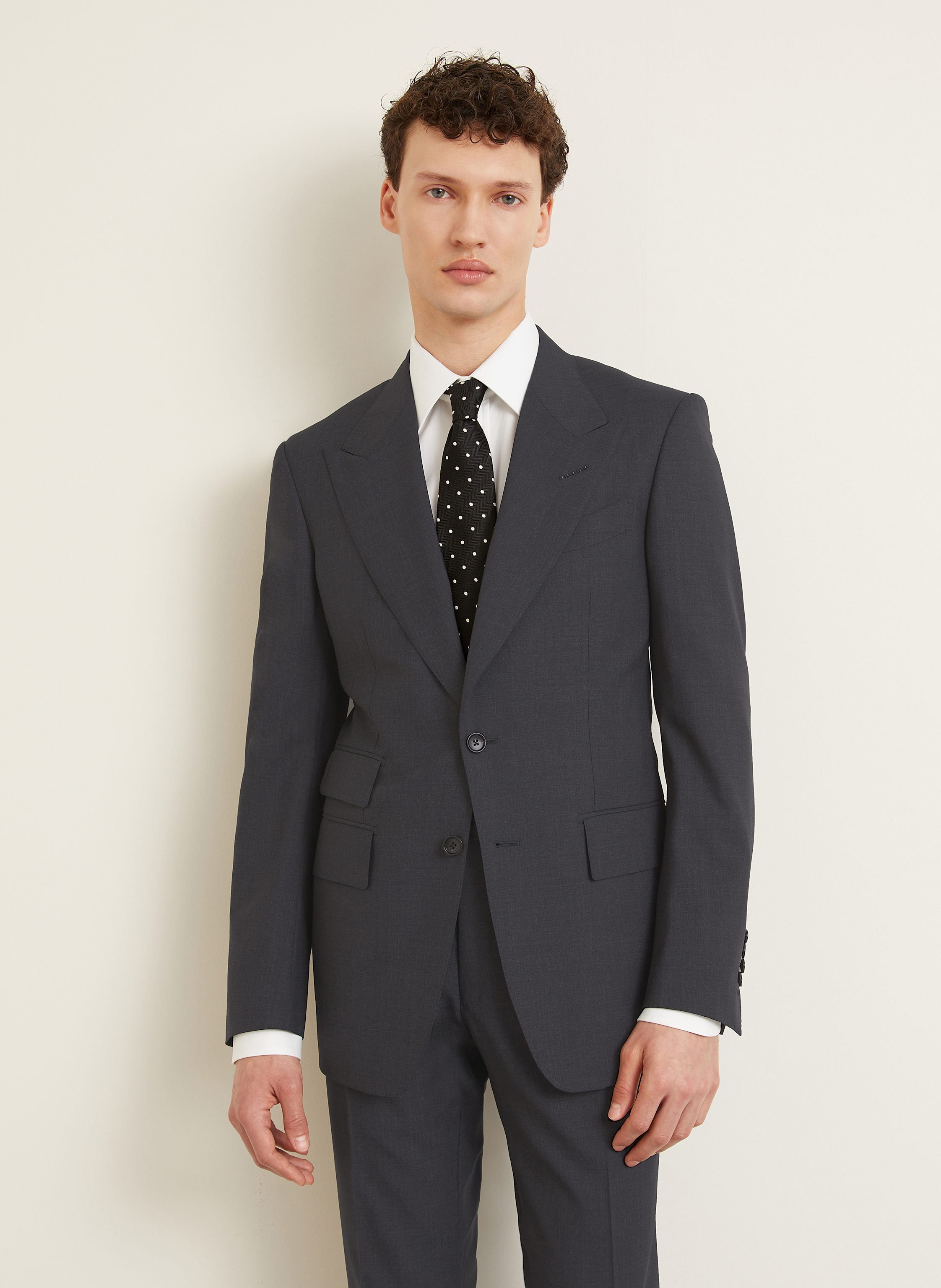Thumbnail - Tom Ford Anzug Shelton Extra Slim Fit grau