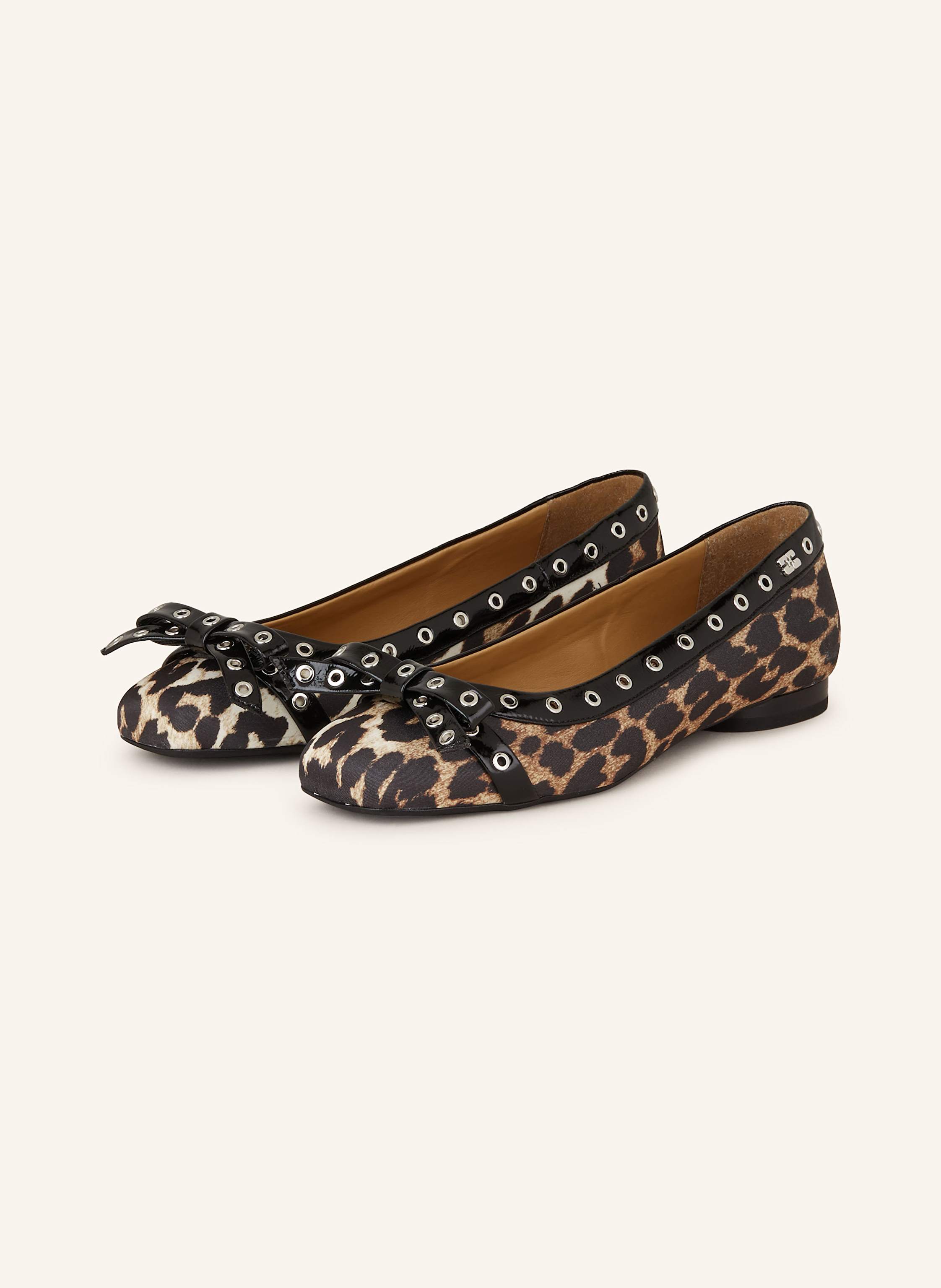 Ganni Ballerinas beige