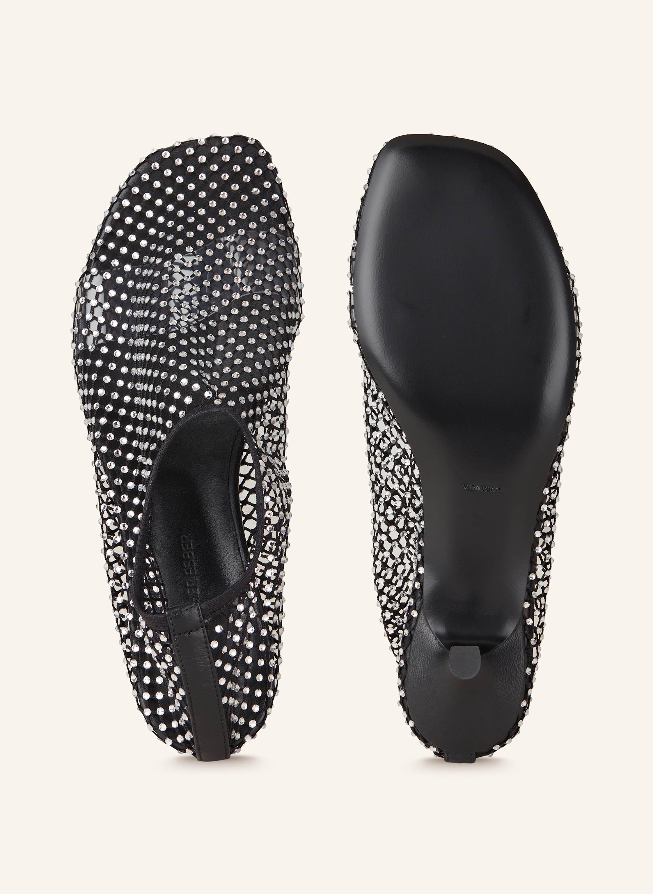 Thumbnail - Christopher Esber Pumps Minette Mit Schmucksteinen schwarz