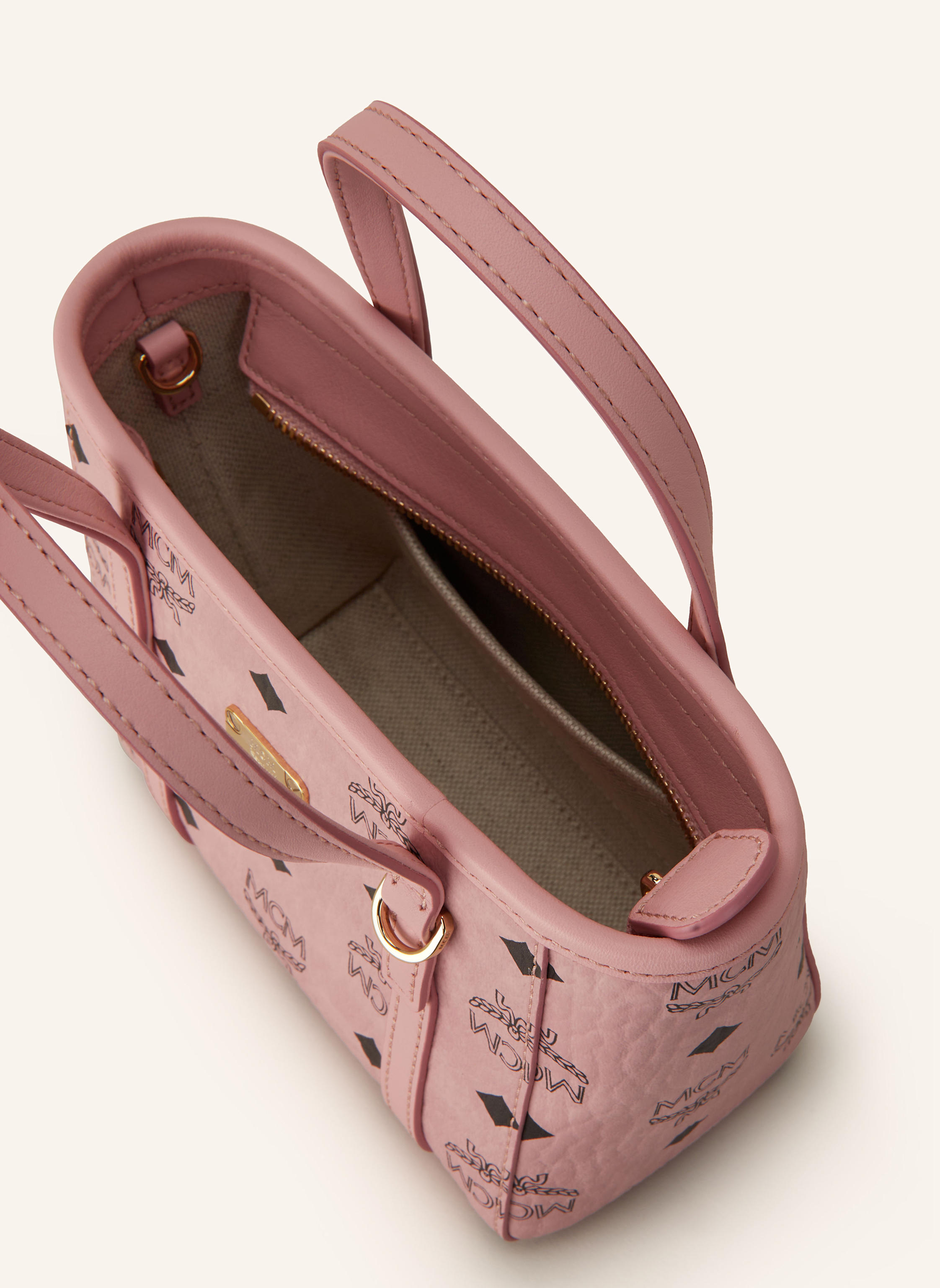Thumbnail - Mcm Handtasche Toni Vi rosa