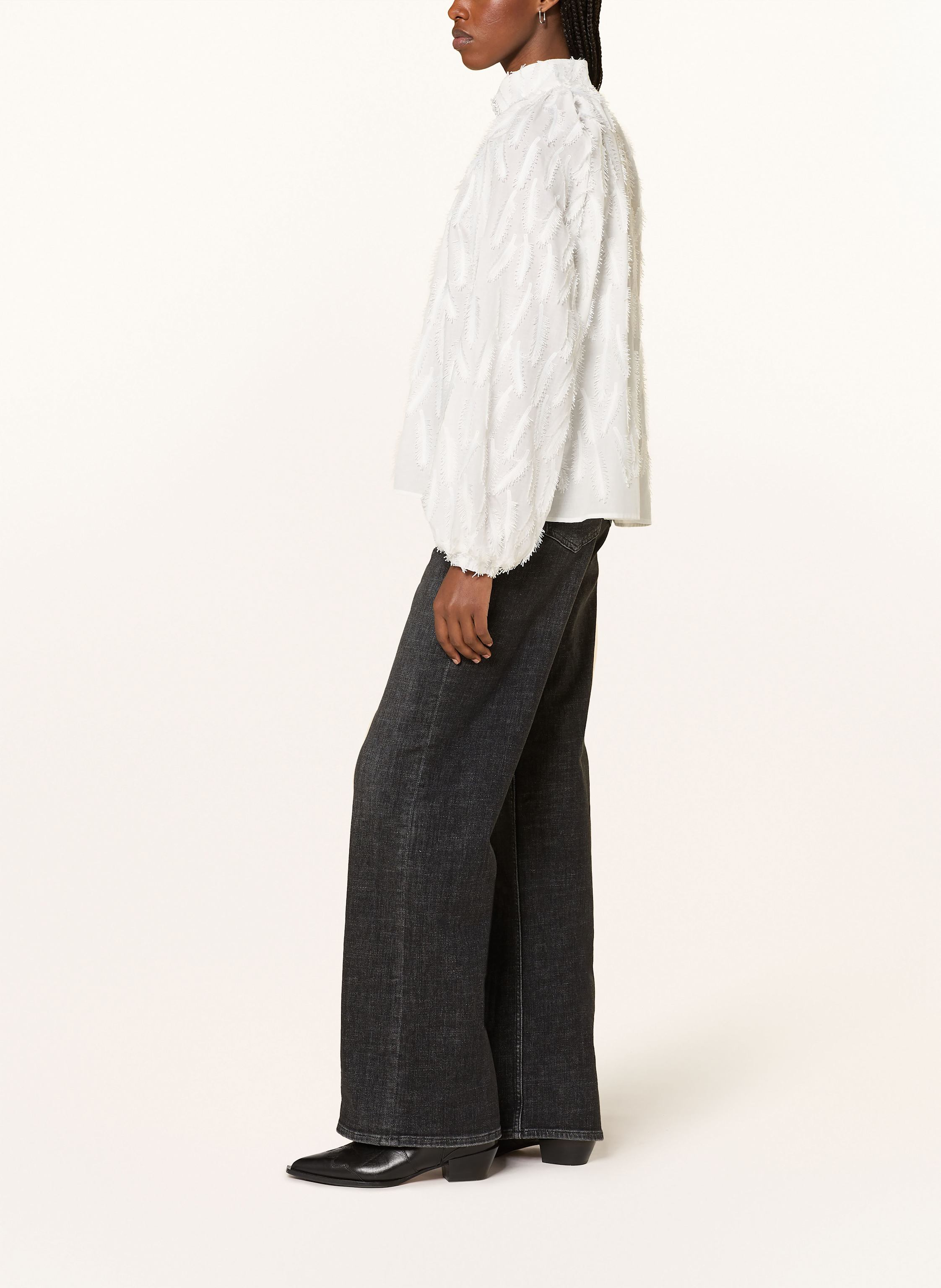 Thumbnail - Ag Jeans Wide Leg Jeans New Baggy schwarz