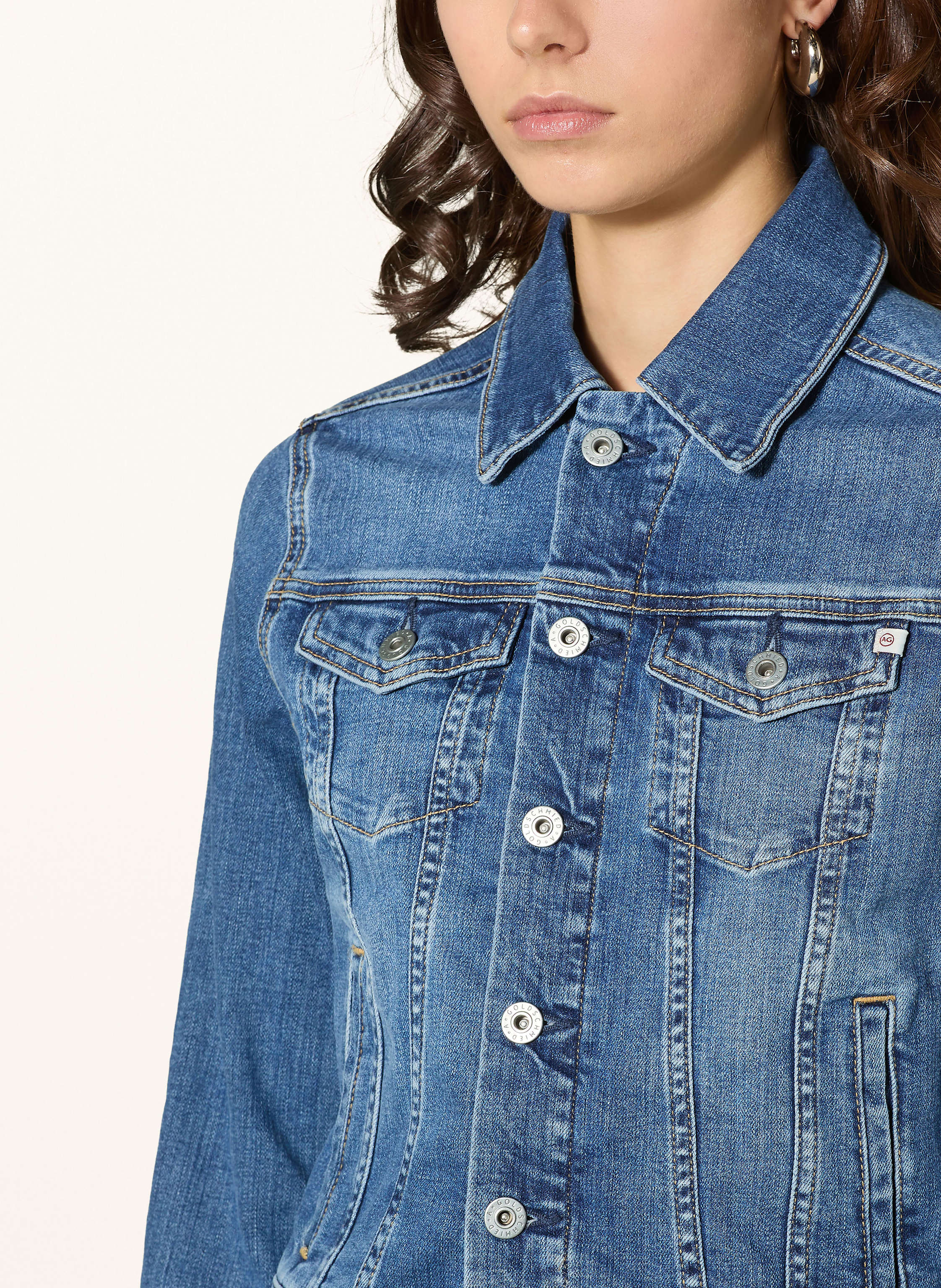 Thumbnail - Ag Jeans Jeansjacke Robyn blau