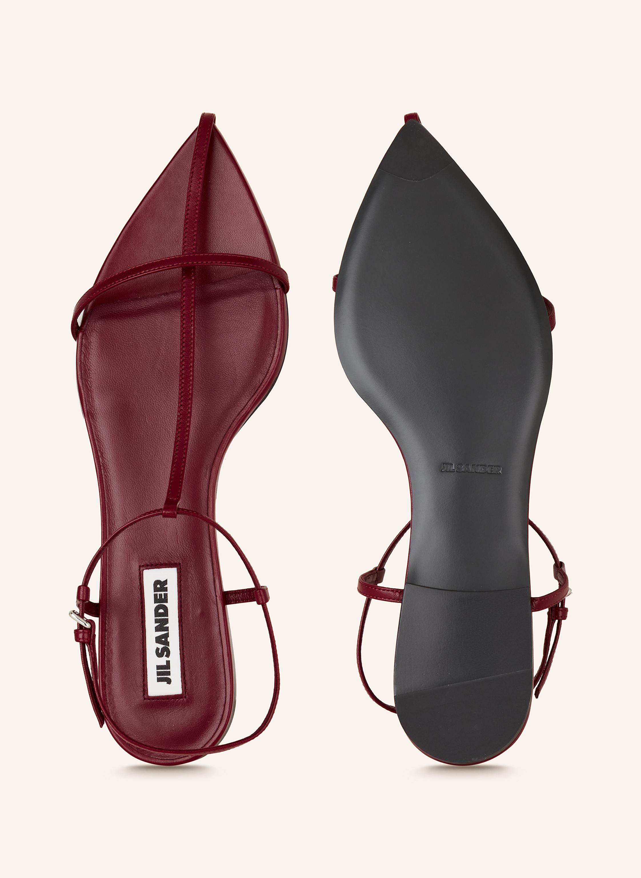 Thumbnail - Jil Sander Sandalen rot