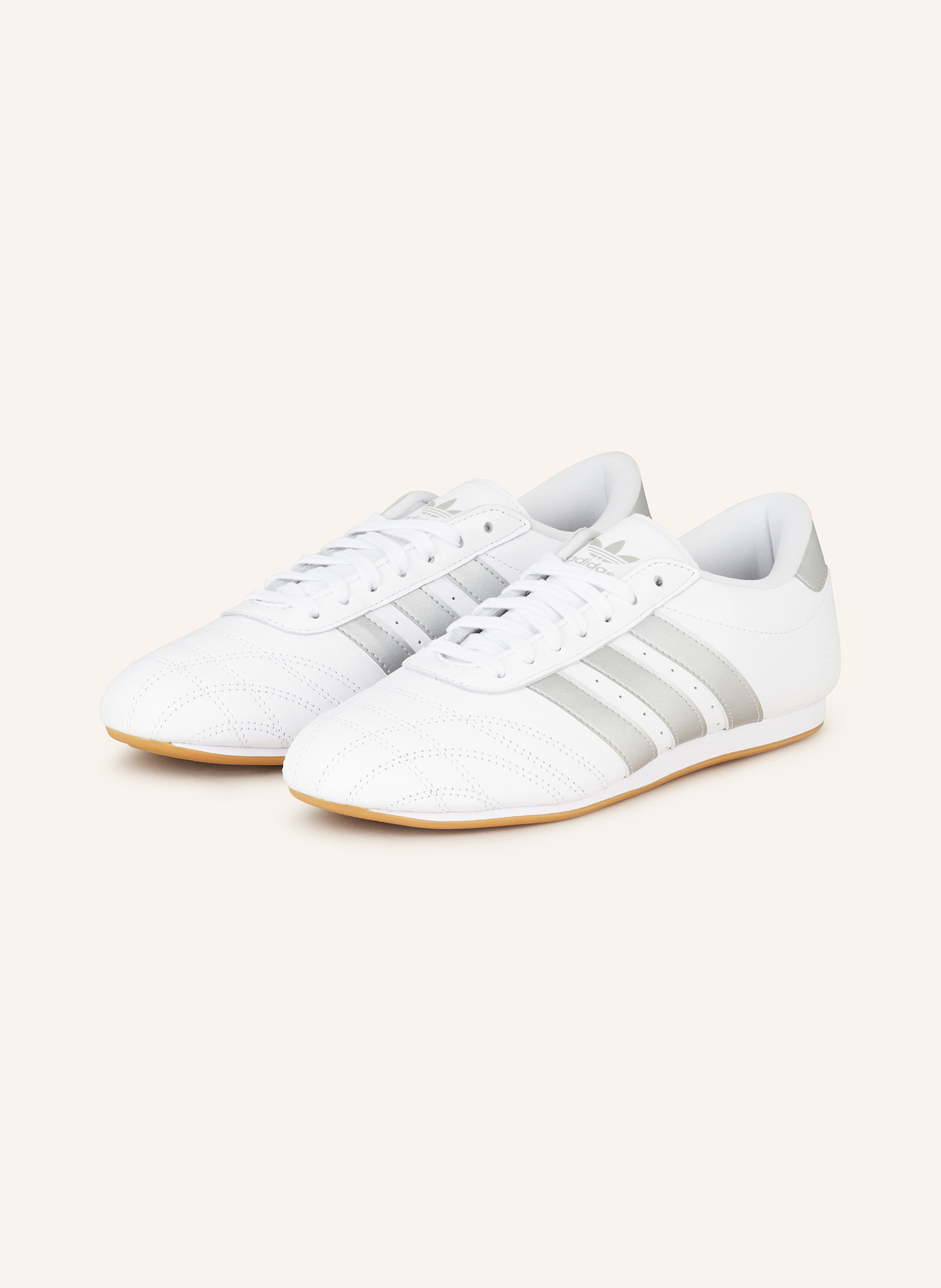 White adidas leather trainers deals