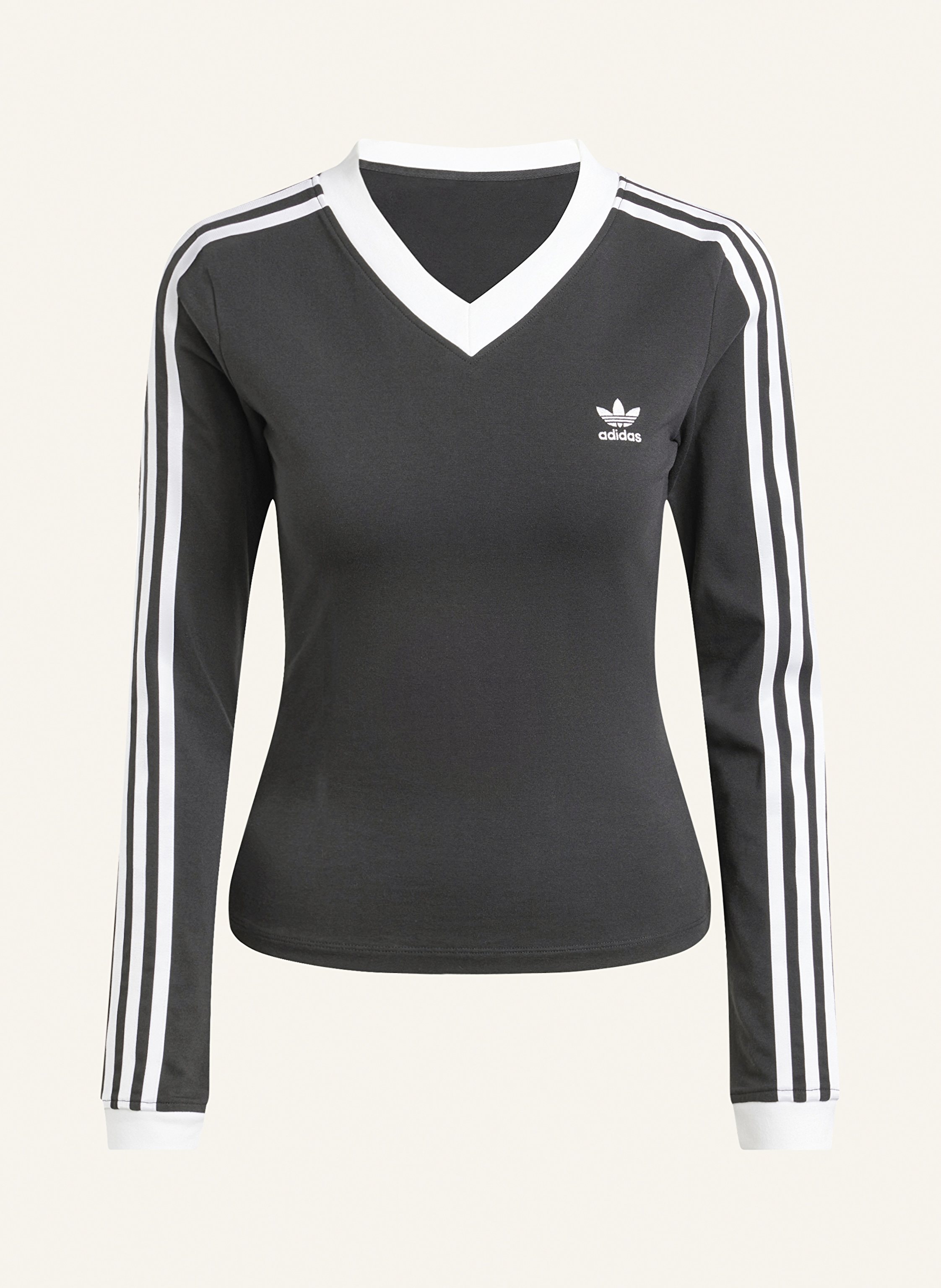 【ADIDAS】V-neck long sleeve shirt - white / JC8154 adidas Y-3 Graphic Long Sleeve Tee - White | Free Shipping