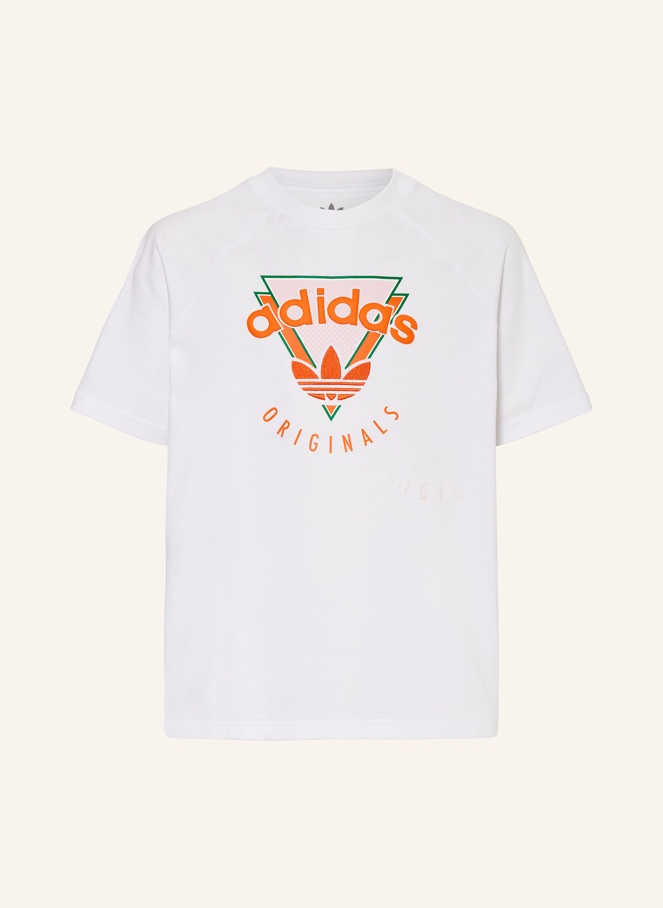 Adidas originals orange t-shirt top