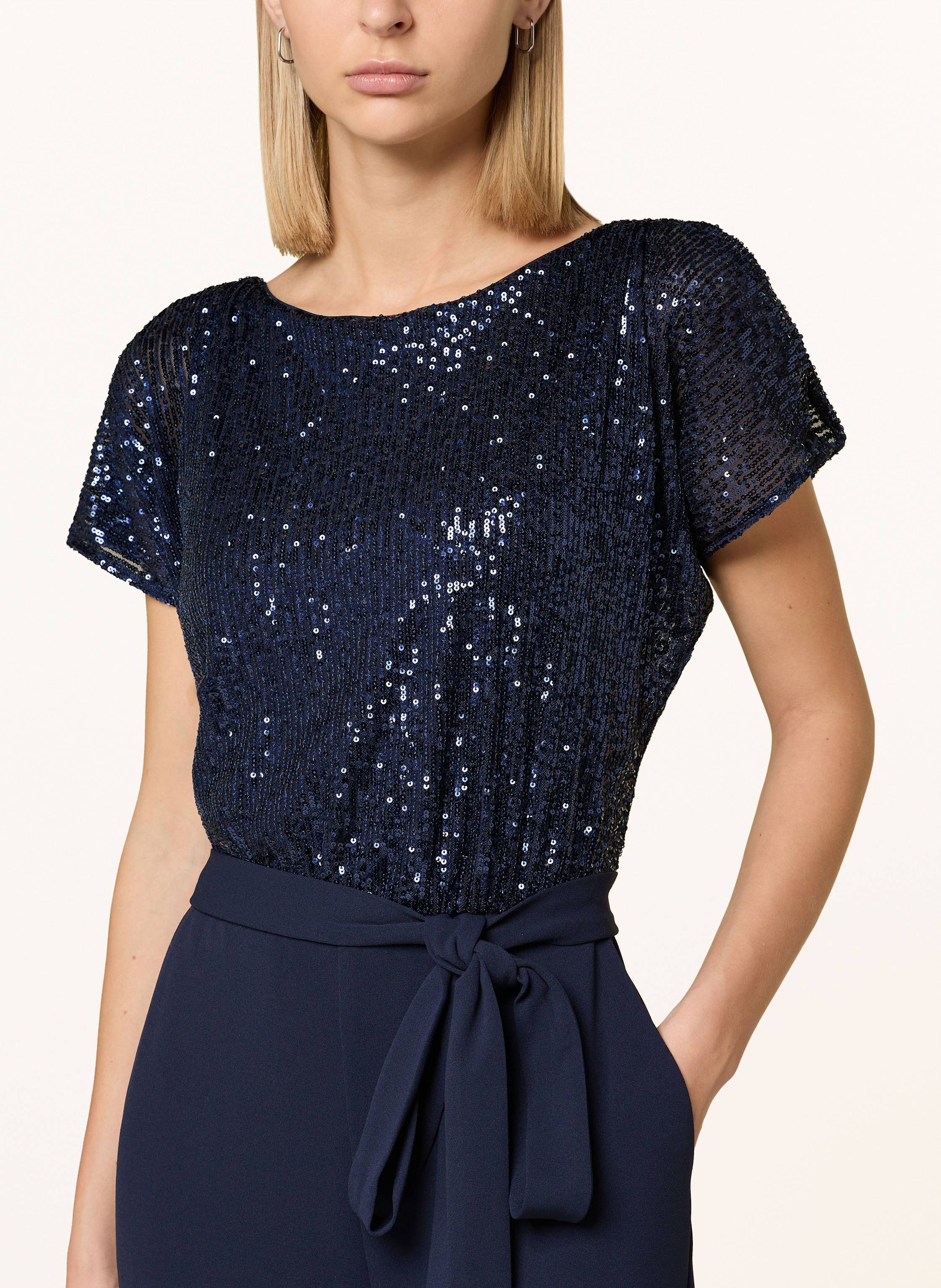 Thumbnail - Swing Jumpsuit Mit Pailletten blau
