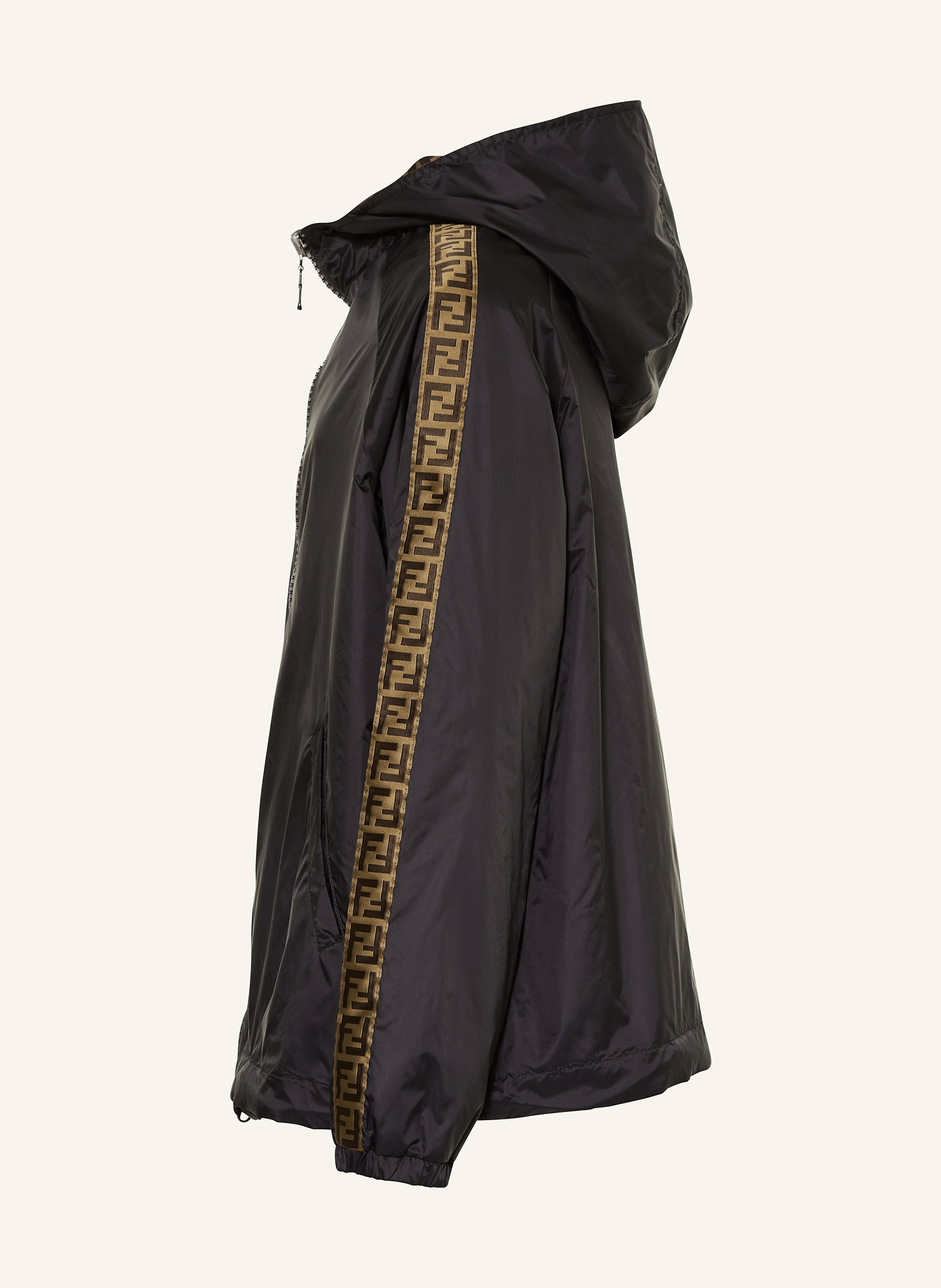 Thumbnail - Fendi Jacke Zum Wenden schwarz