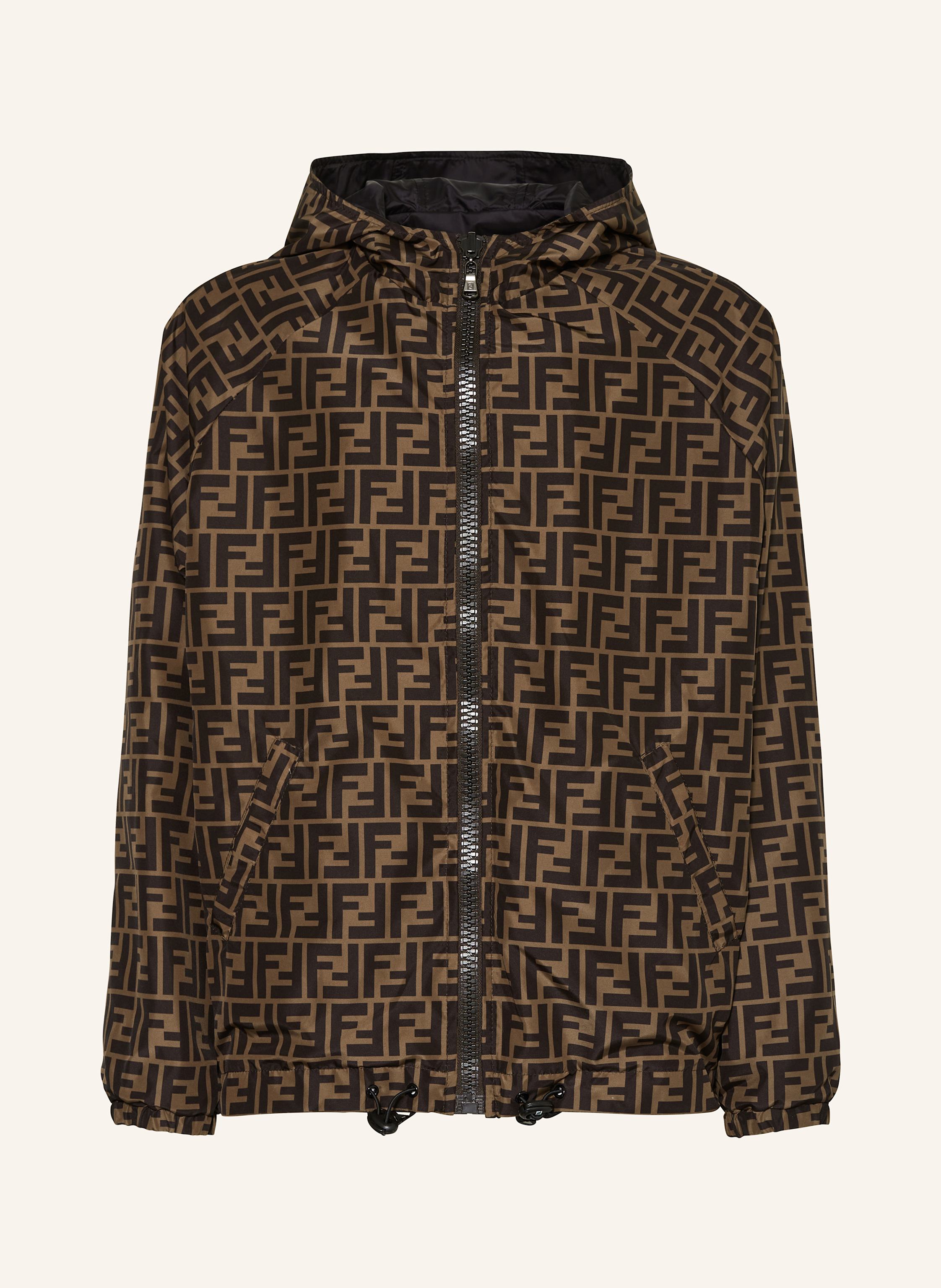 Thumbnail - Fendi Jacke Zum Wenden schwarz
