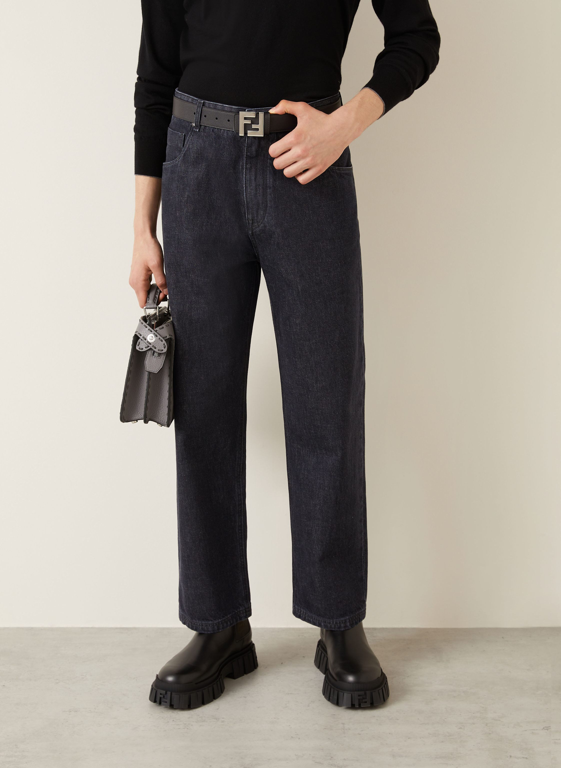 Thumbnail - Fendi Jeans Regular Fit blau