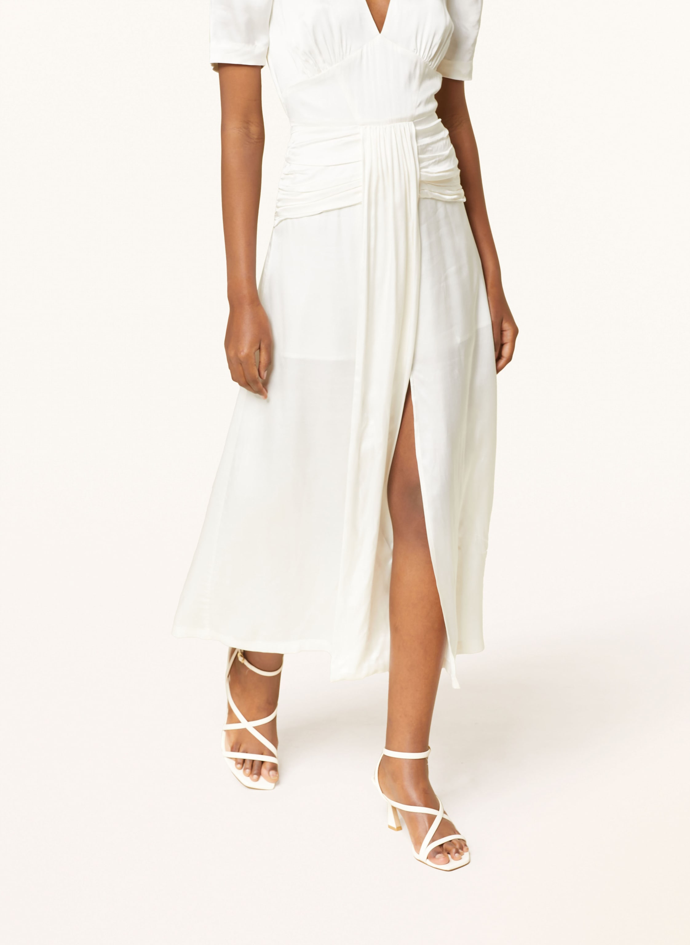 Thumbnail - Rotate Kleid Mit Rüschen weiss