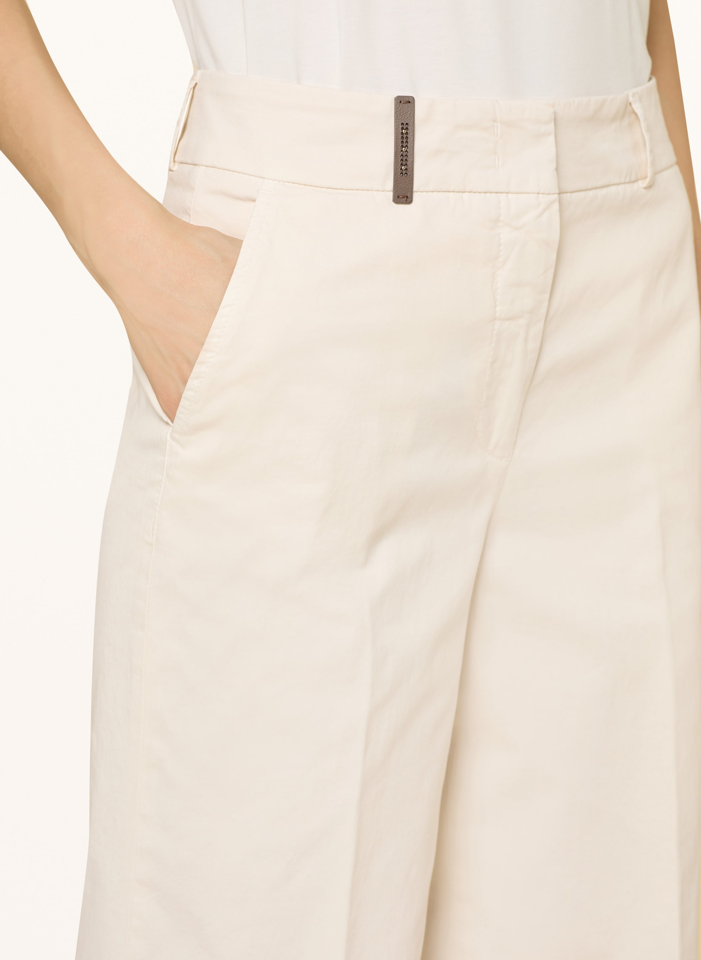 Thumbnail - Peserico Marlenehose beige