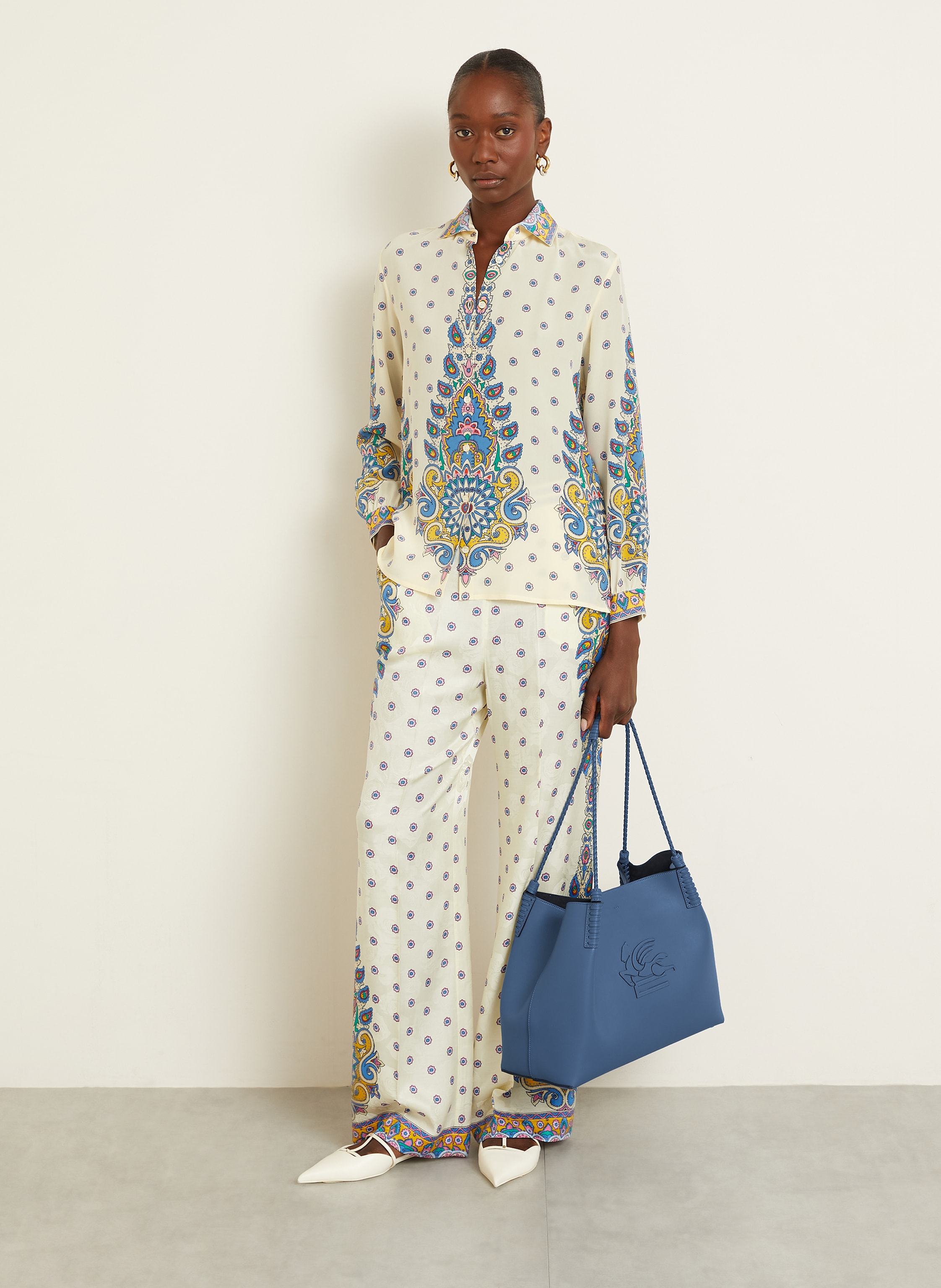 Thumbnail - Etro Shopper blau