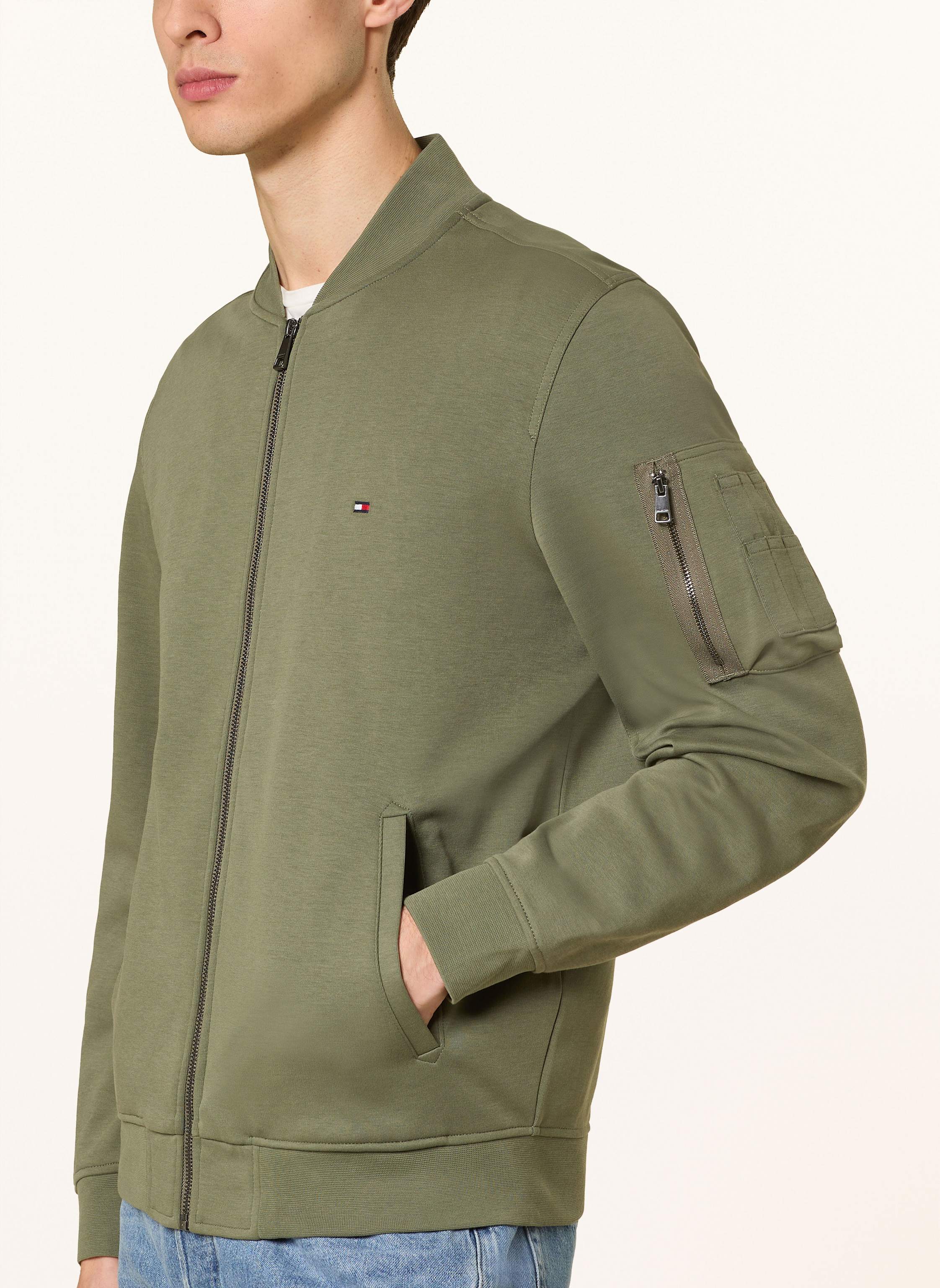Thumbnail - Tommy Hilfiger Sweatjacke gruen