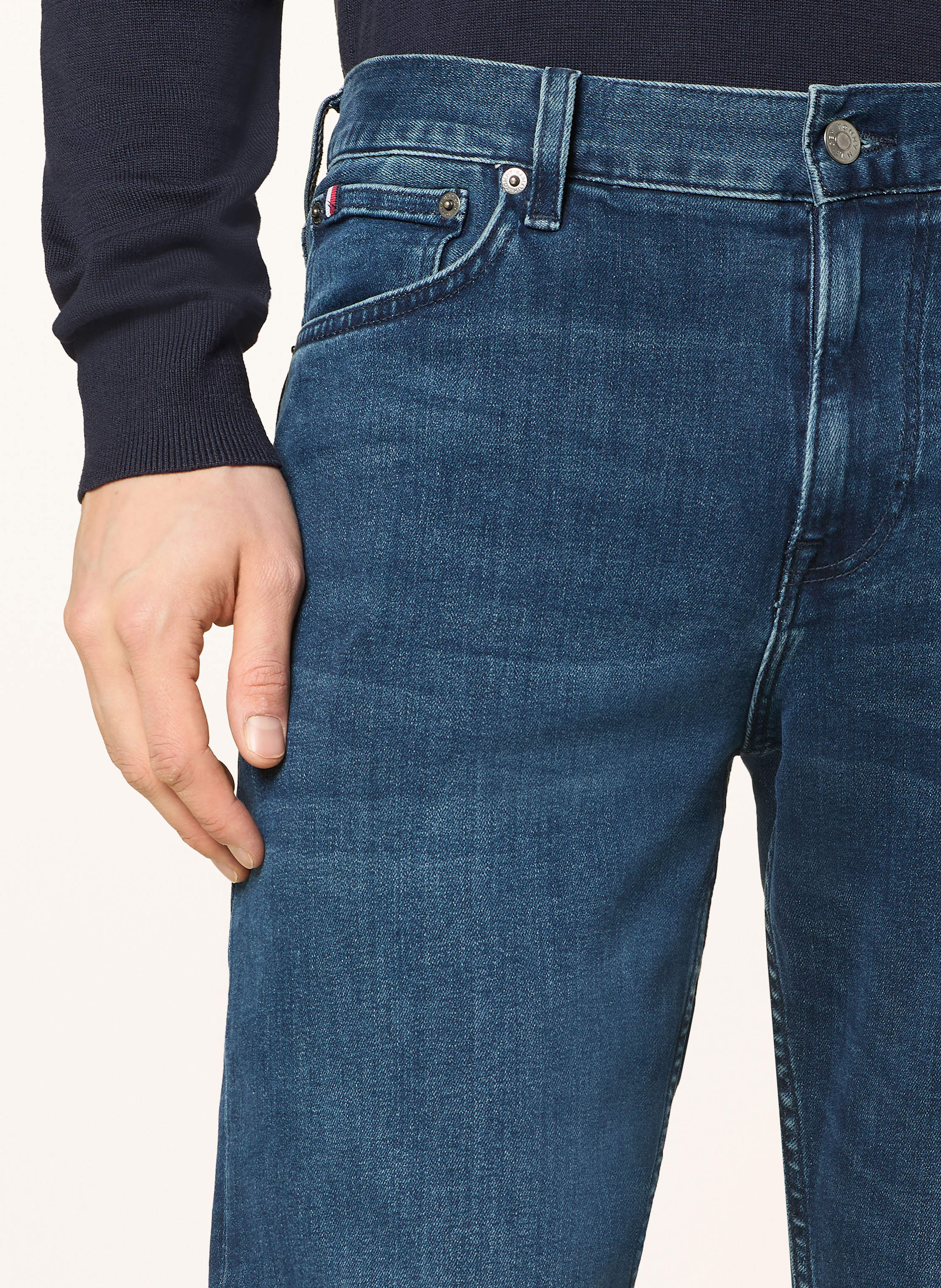 Thumbnail - Tommy Hilfiger Jeans Denton Straight Fit blau