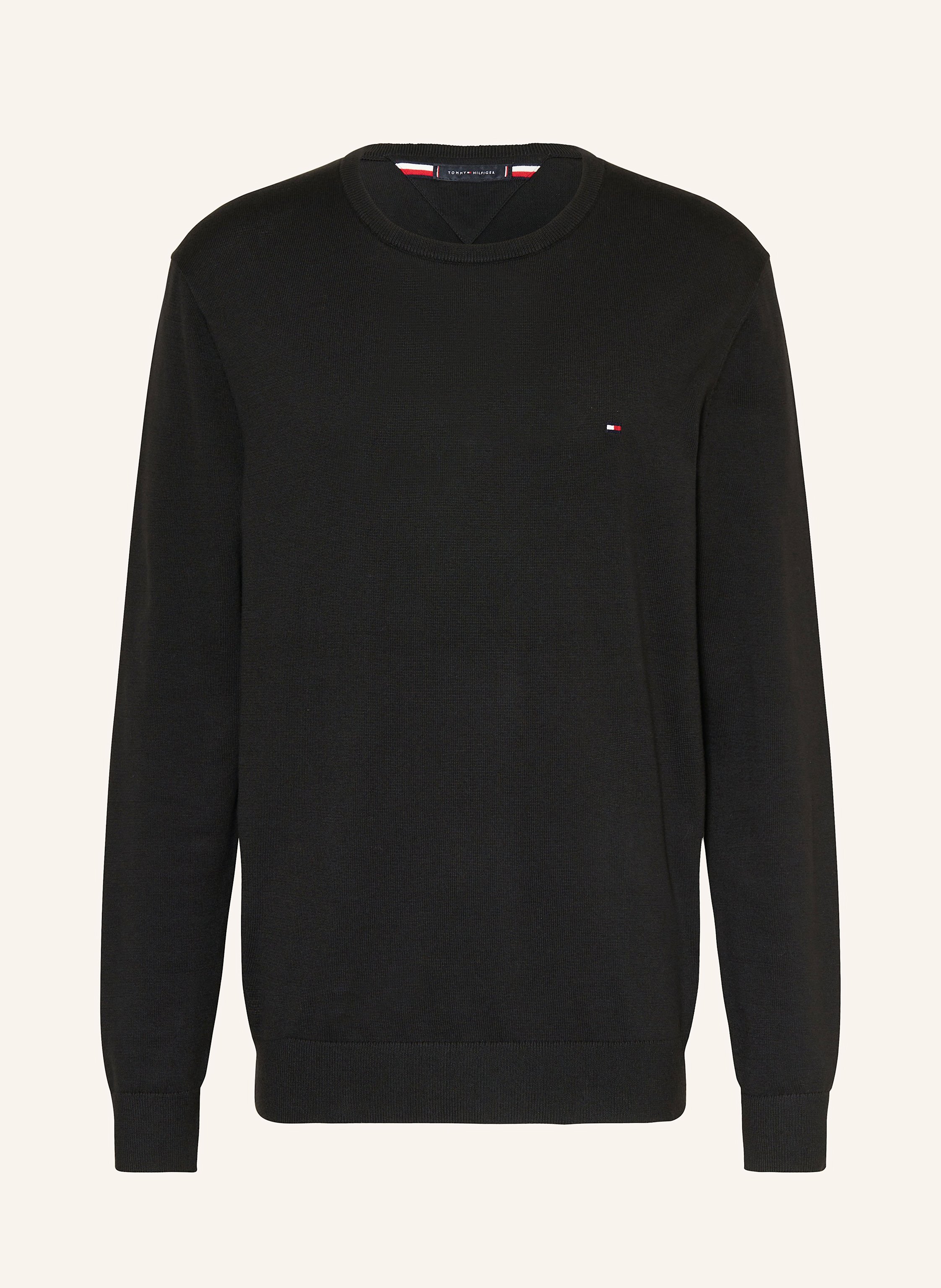 Tommy hilfiger black sweater discount