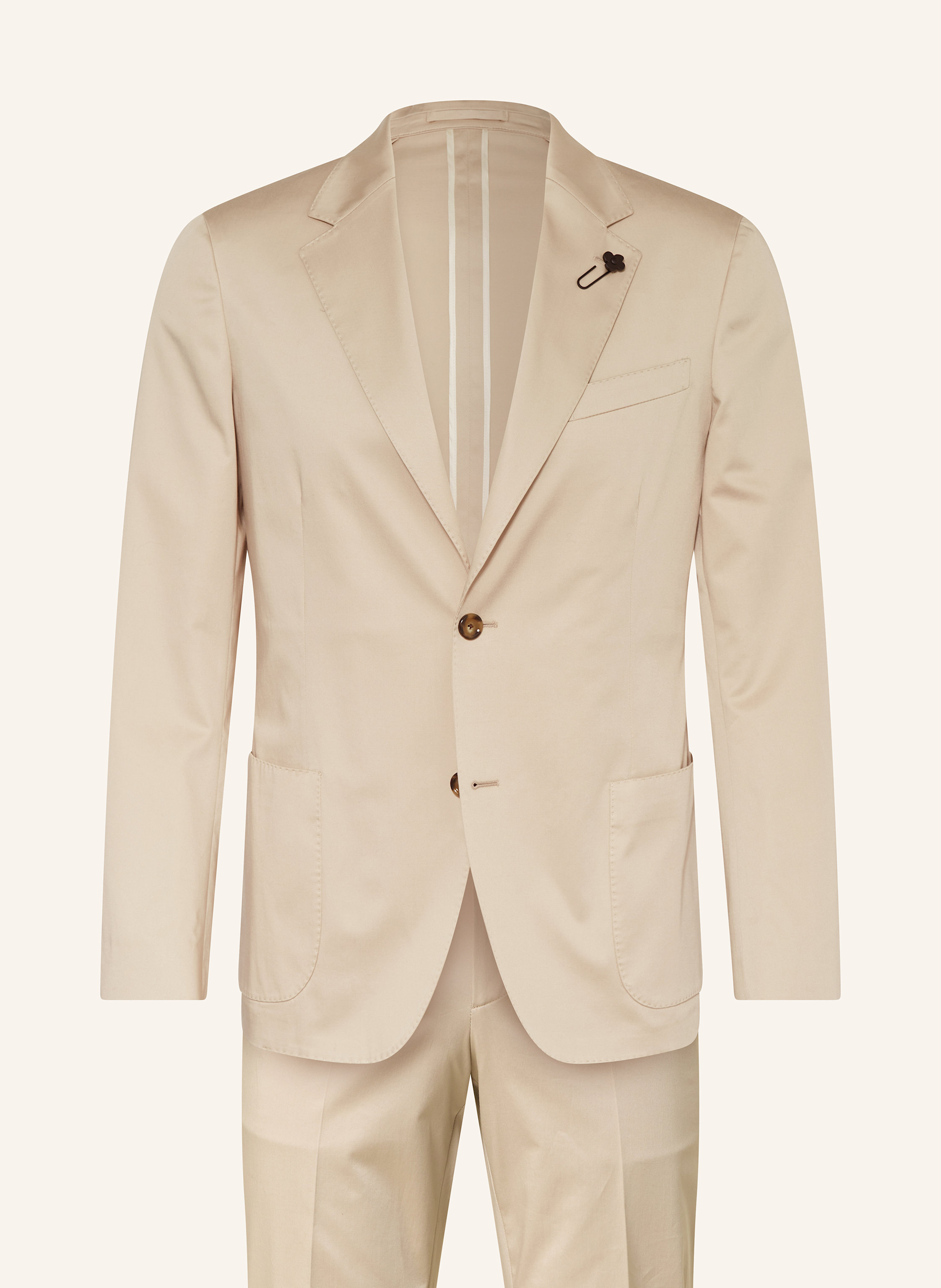 Lardini Lardini Anzug Extra Slim Fit beige in 200 BEIGE