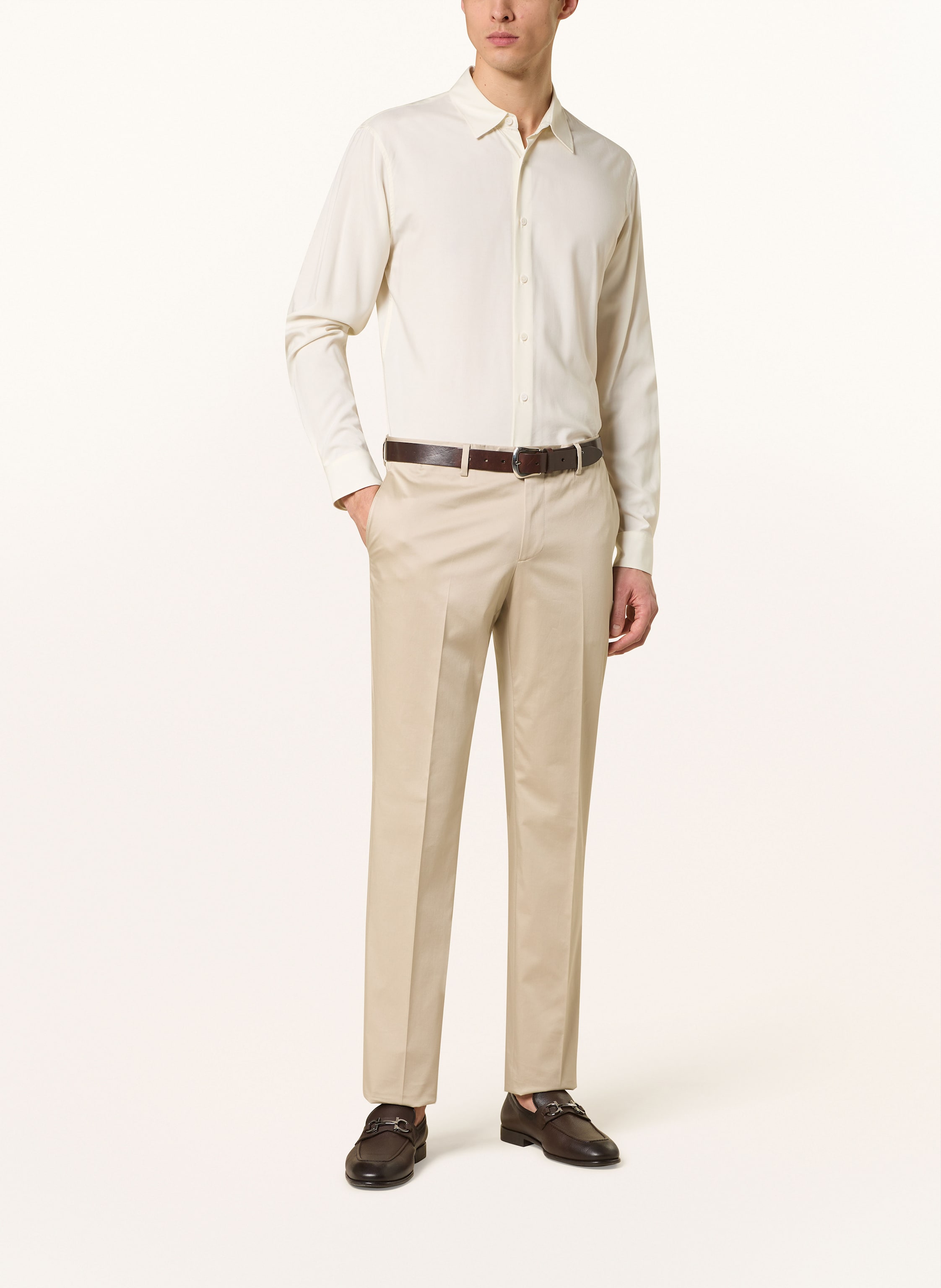 Thumbnail - Lardini Anzug Extra Slim Fit beige
