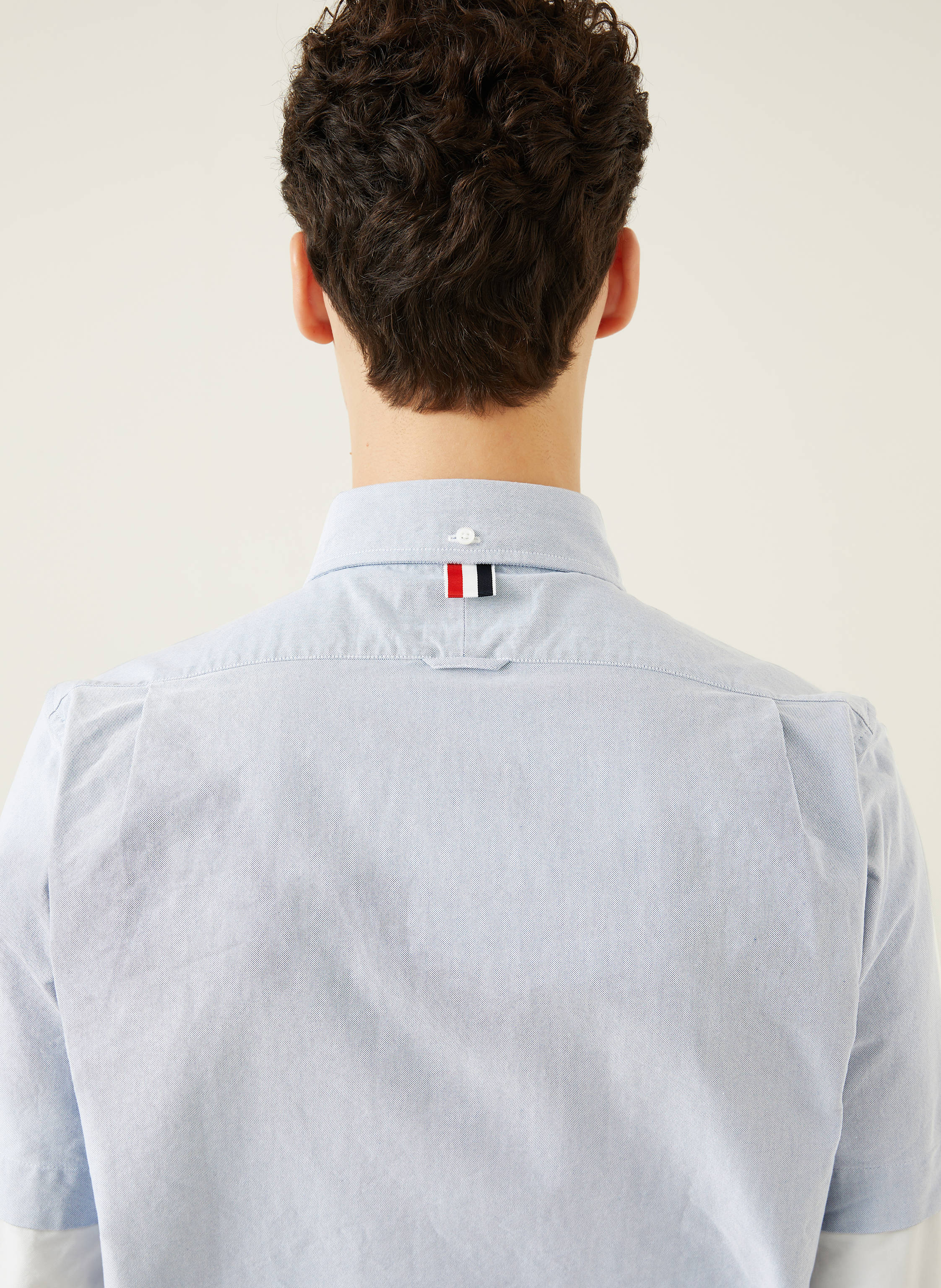 Thumbnail - Thom Browne. Hemd Straight Fit blau