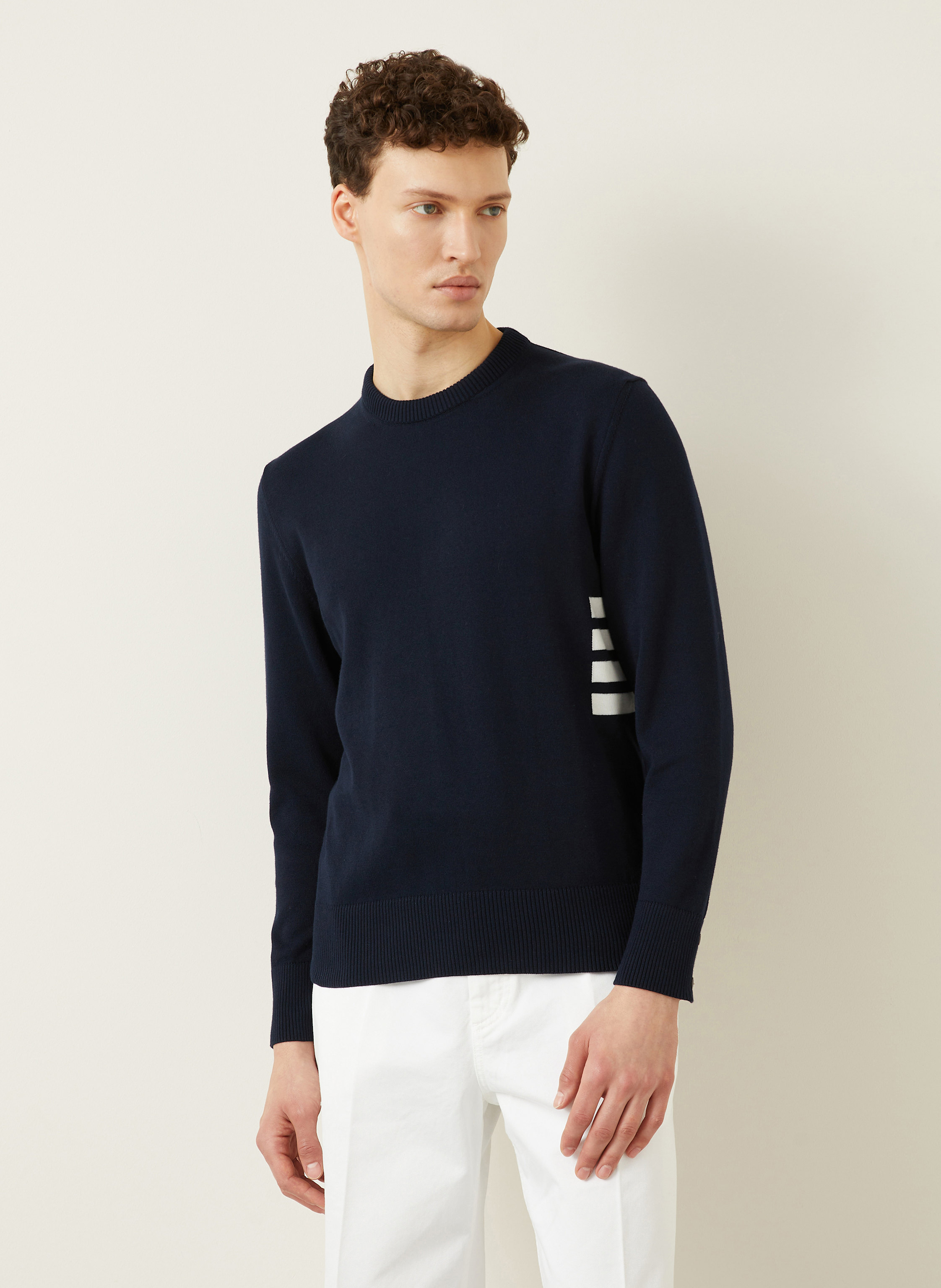 Thumbnail - Thom Browne. Pullover blau