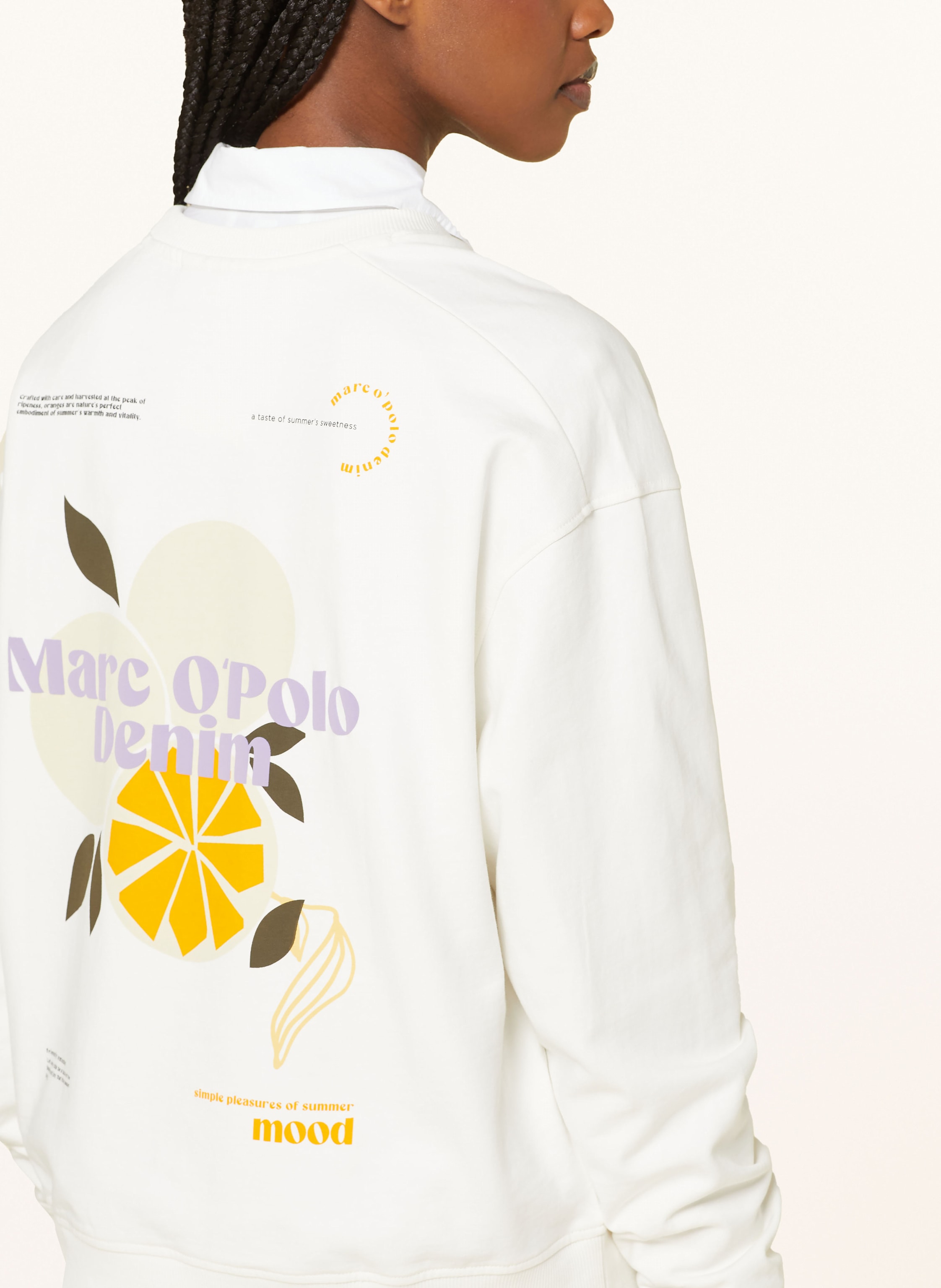 Thumbnail - Marc O'polo Denim Sweatshirt weiss