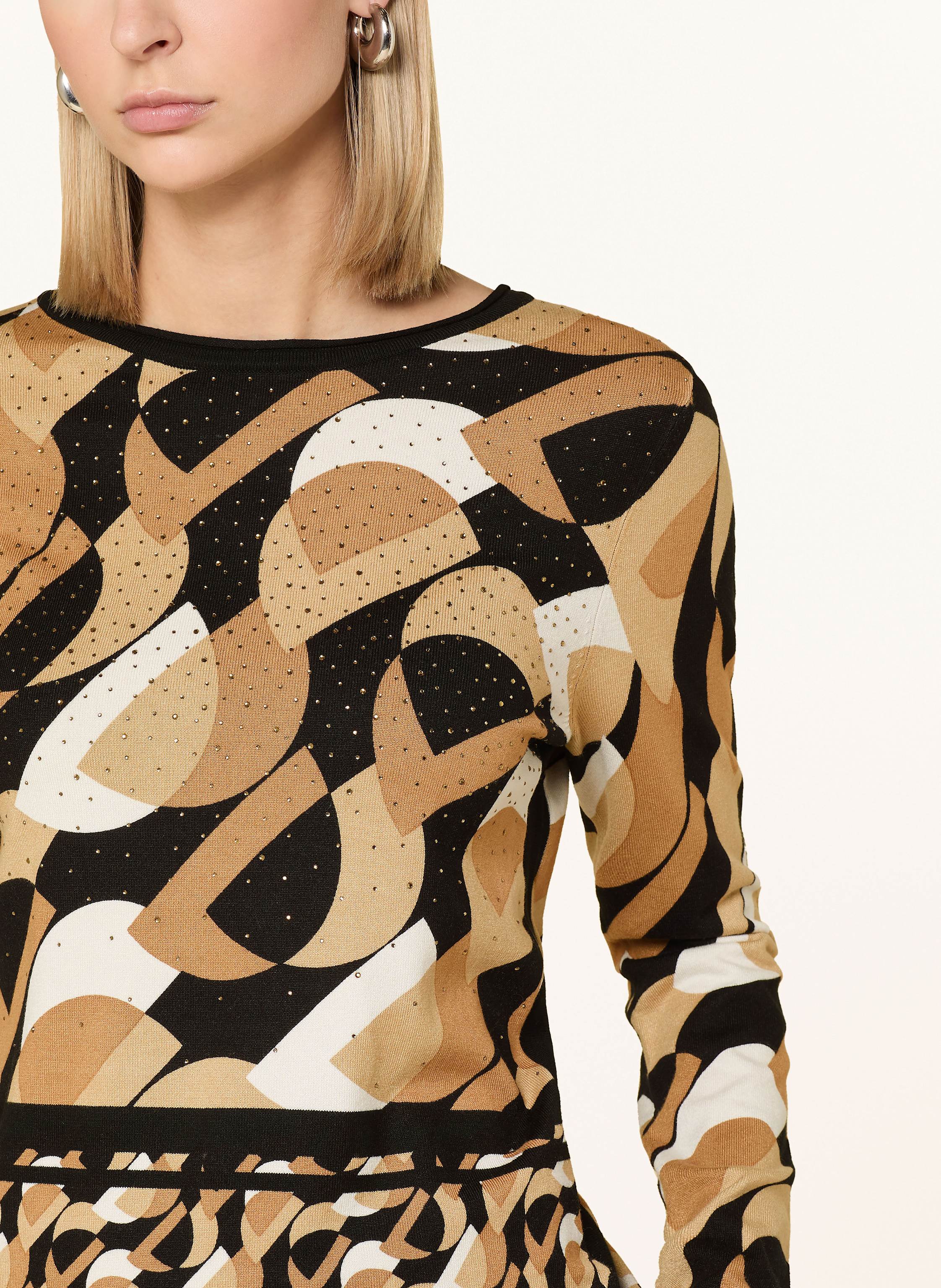 Thumbnail - Betty Barclay Pullover Mit Schmucksteinen beige
