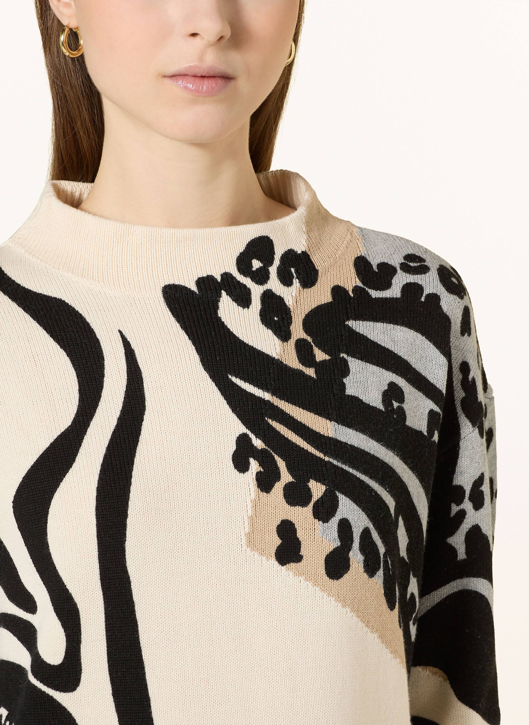 Thumbnail - Betty Barclay Pullover Mit Schmucksteinen grau