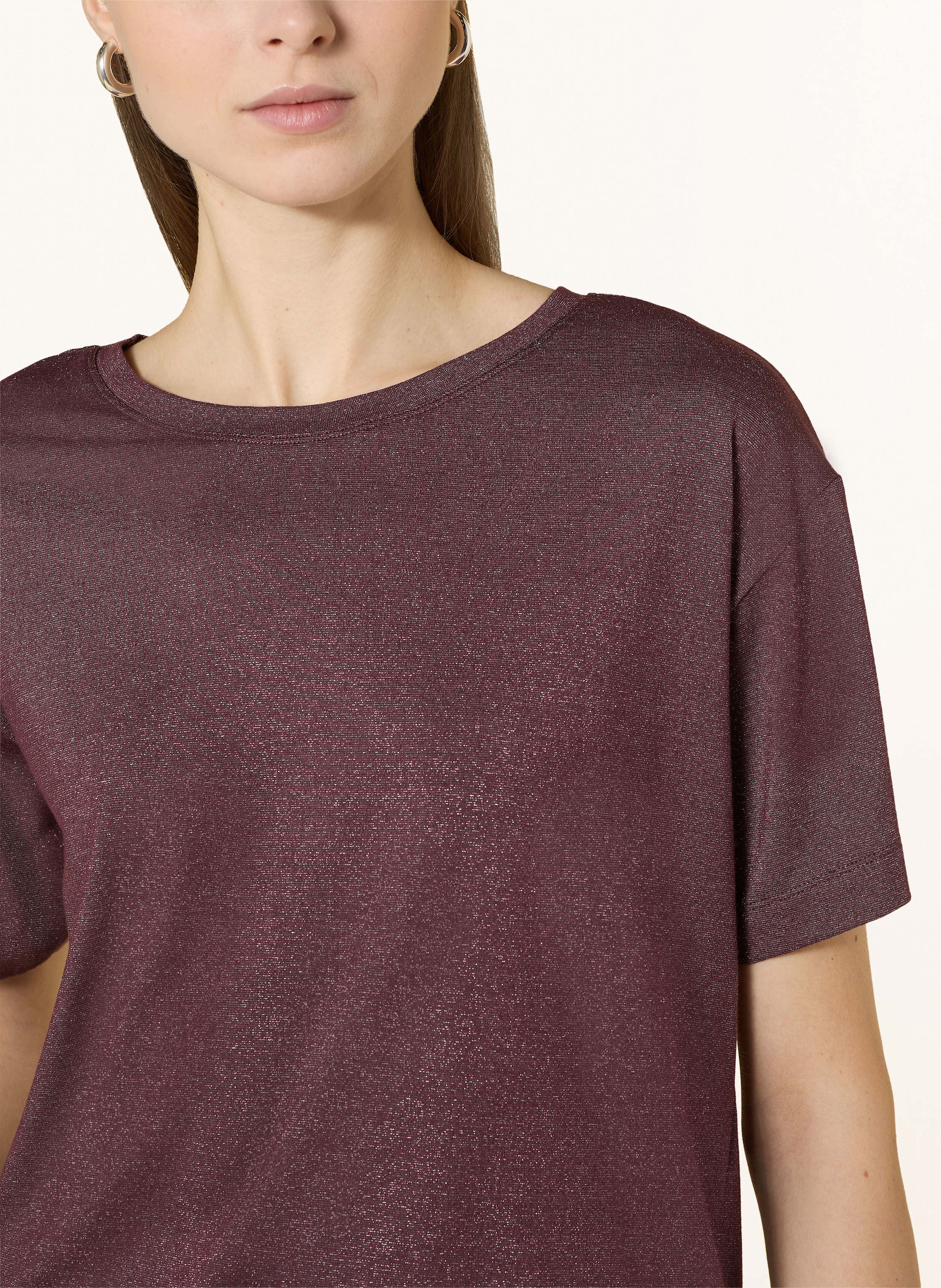 Thumbnail - Darling Harbour T-Shirt Mit Glitzergarn rot