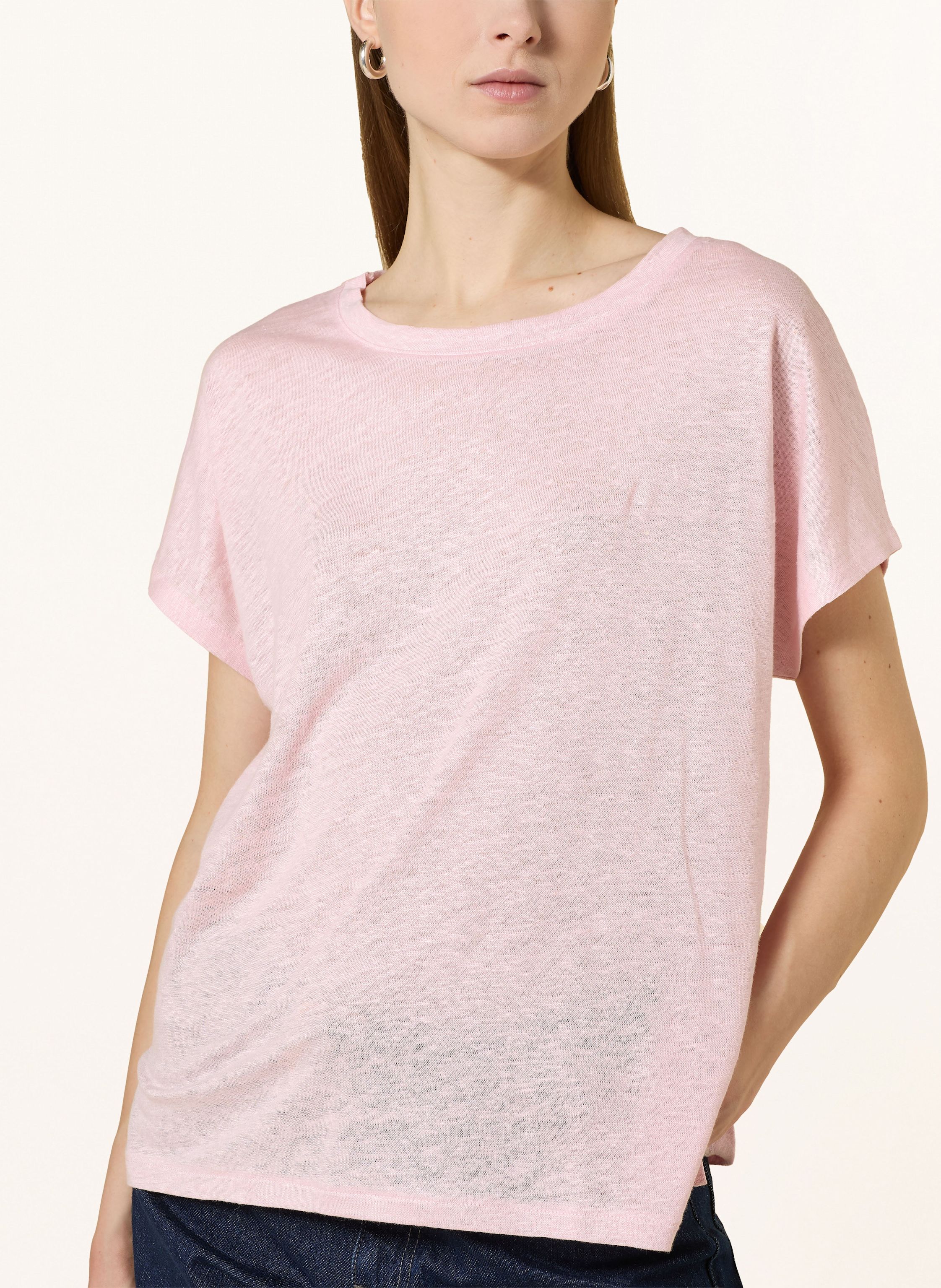 Thumbnail - Darling Harbour T-Shirt Aus Leinen rosa
