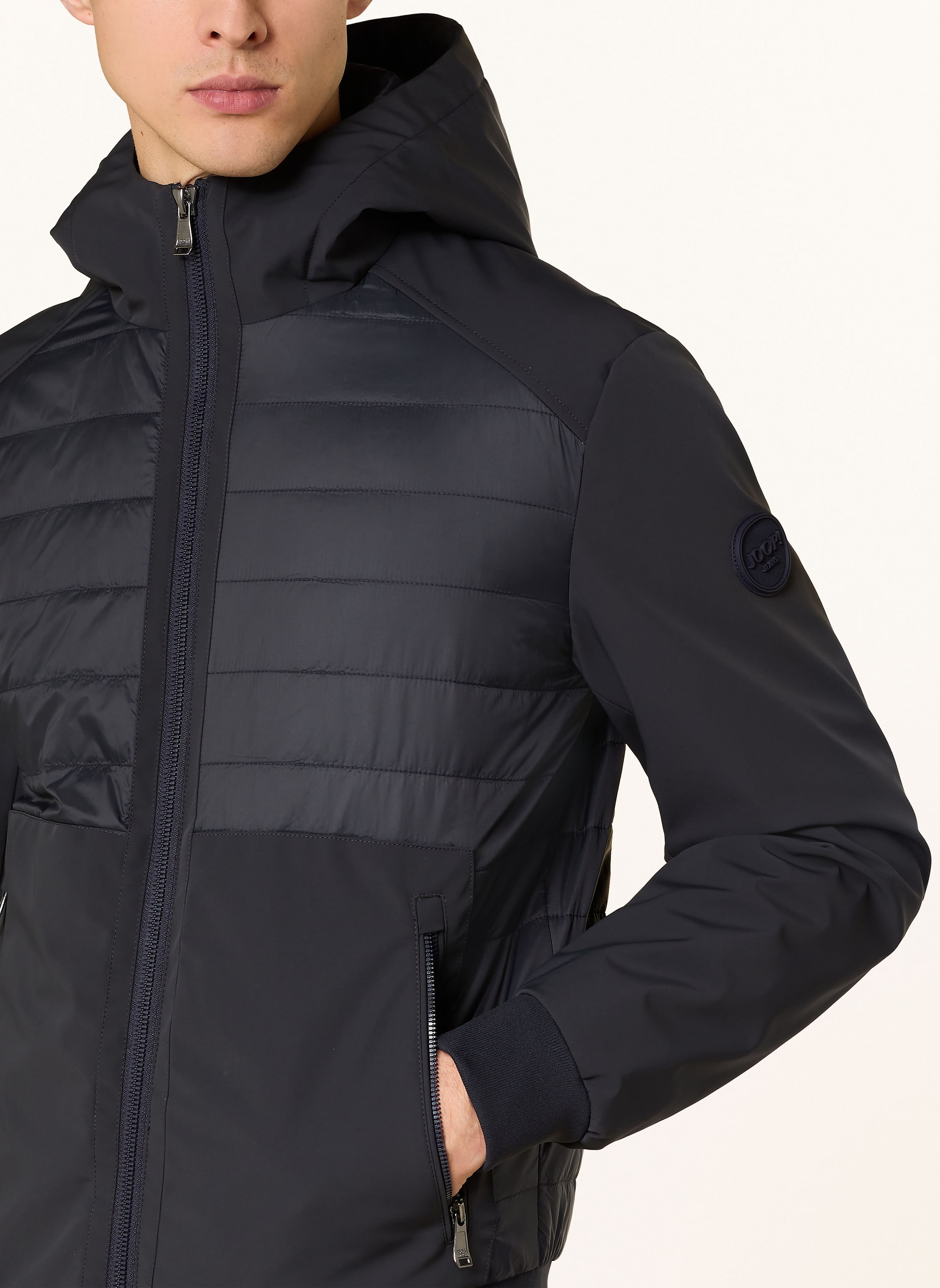 Thumbnail - Joop! Jeans Steppjacke Im Materialmix blau