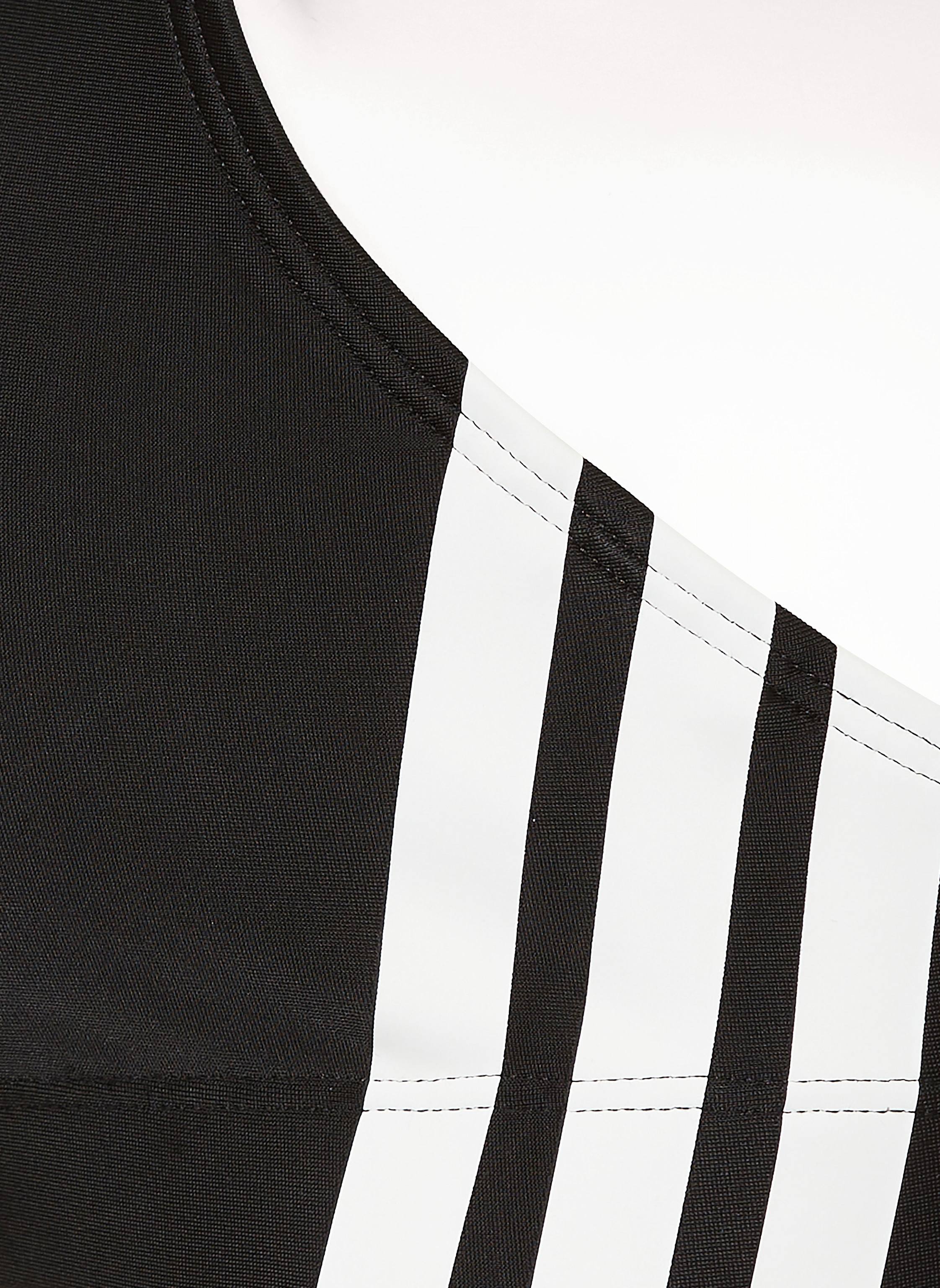 Thumbnail - Adidas Bustier-Bikini 3-Streifen schwarz