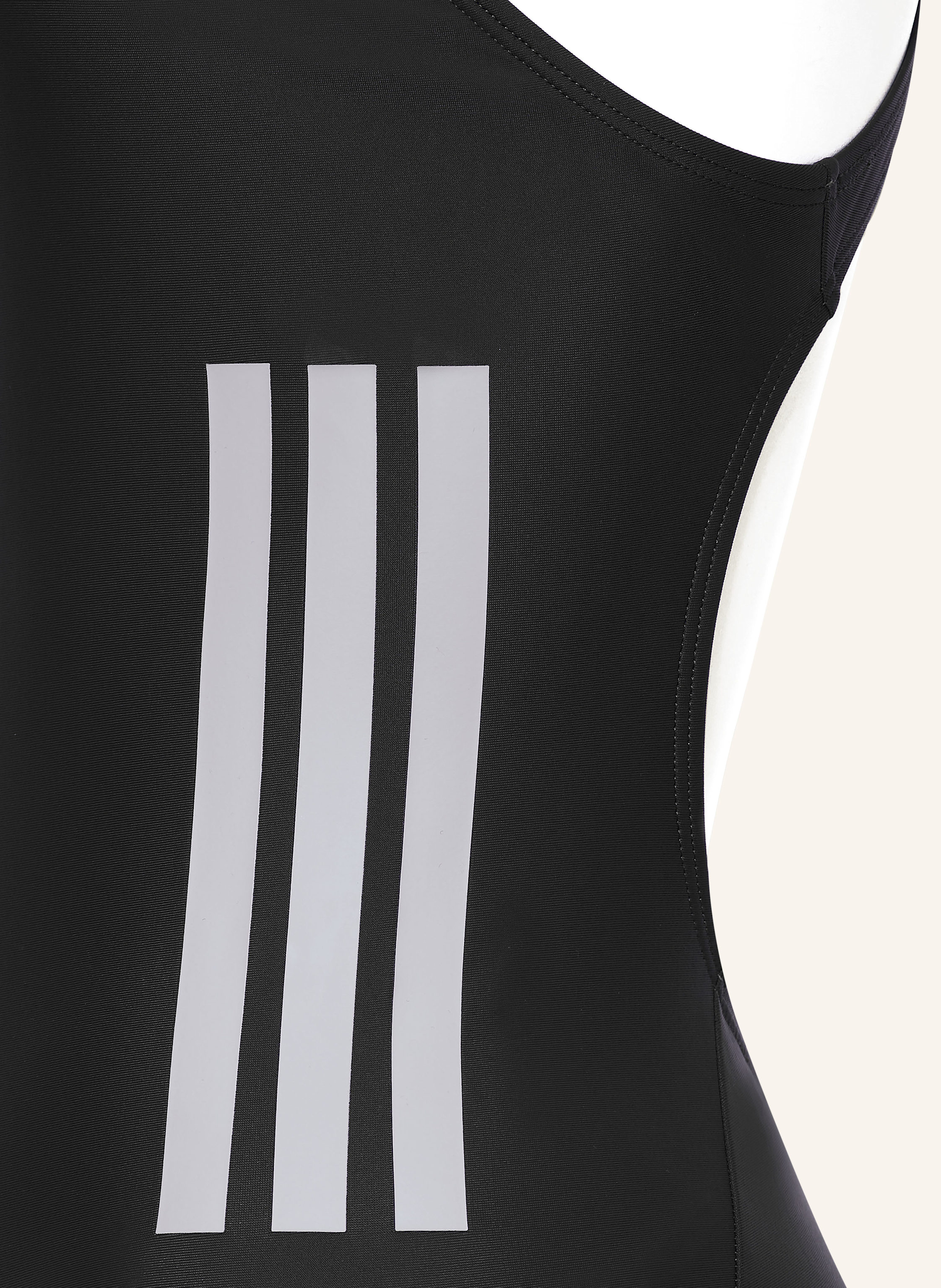 Thumbnail - Adidas Badeanzug 3-Streifen schwarz