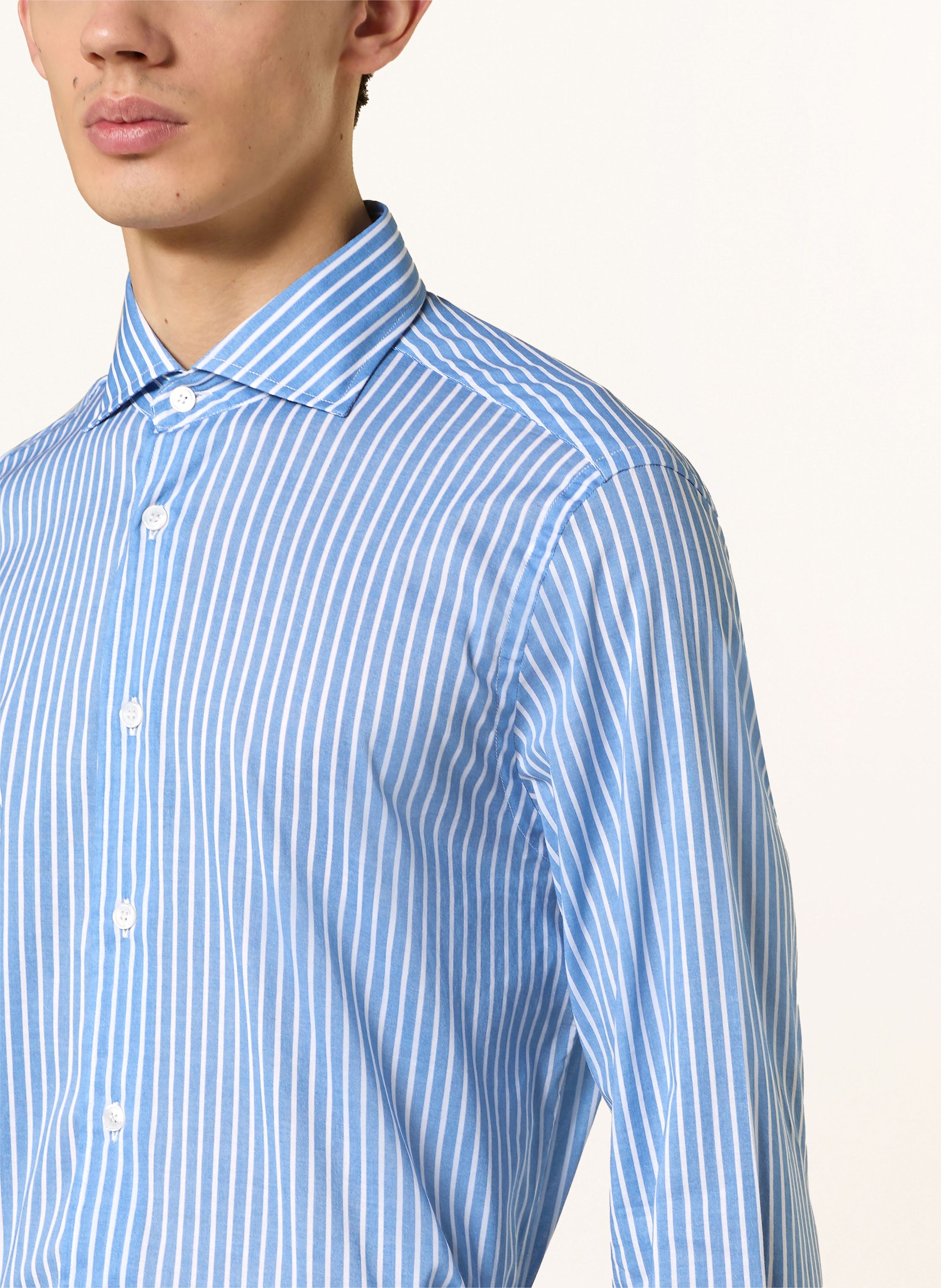 Thumbnail - Fedeli Hemd Sean Slim Fit blau