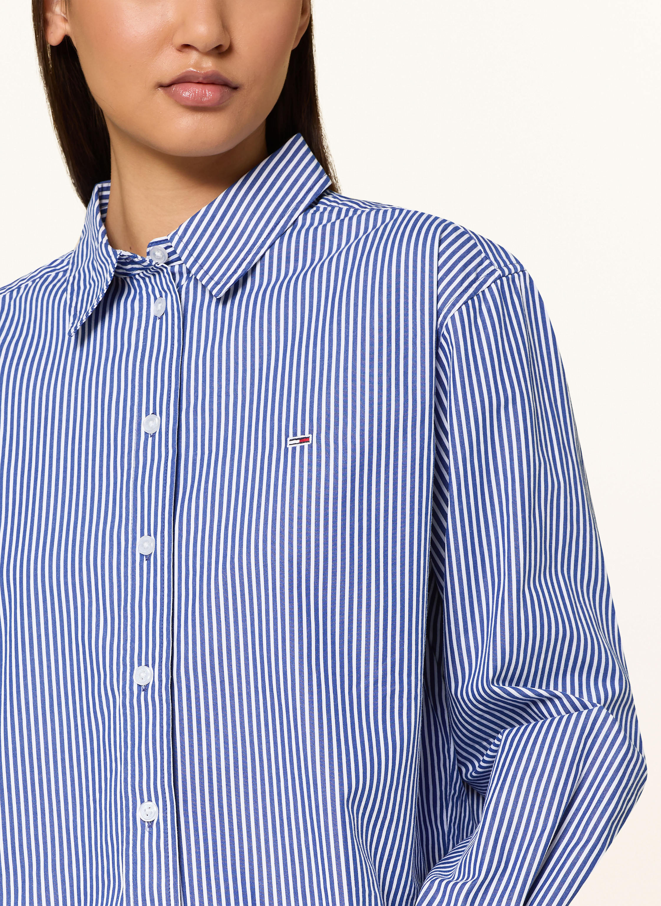 Thumbnail - Tommy Jeans Hemdbluse blau