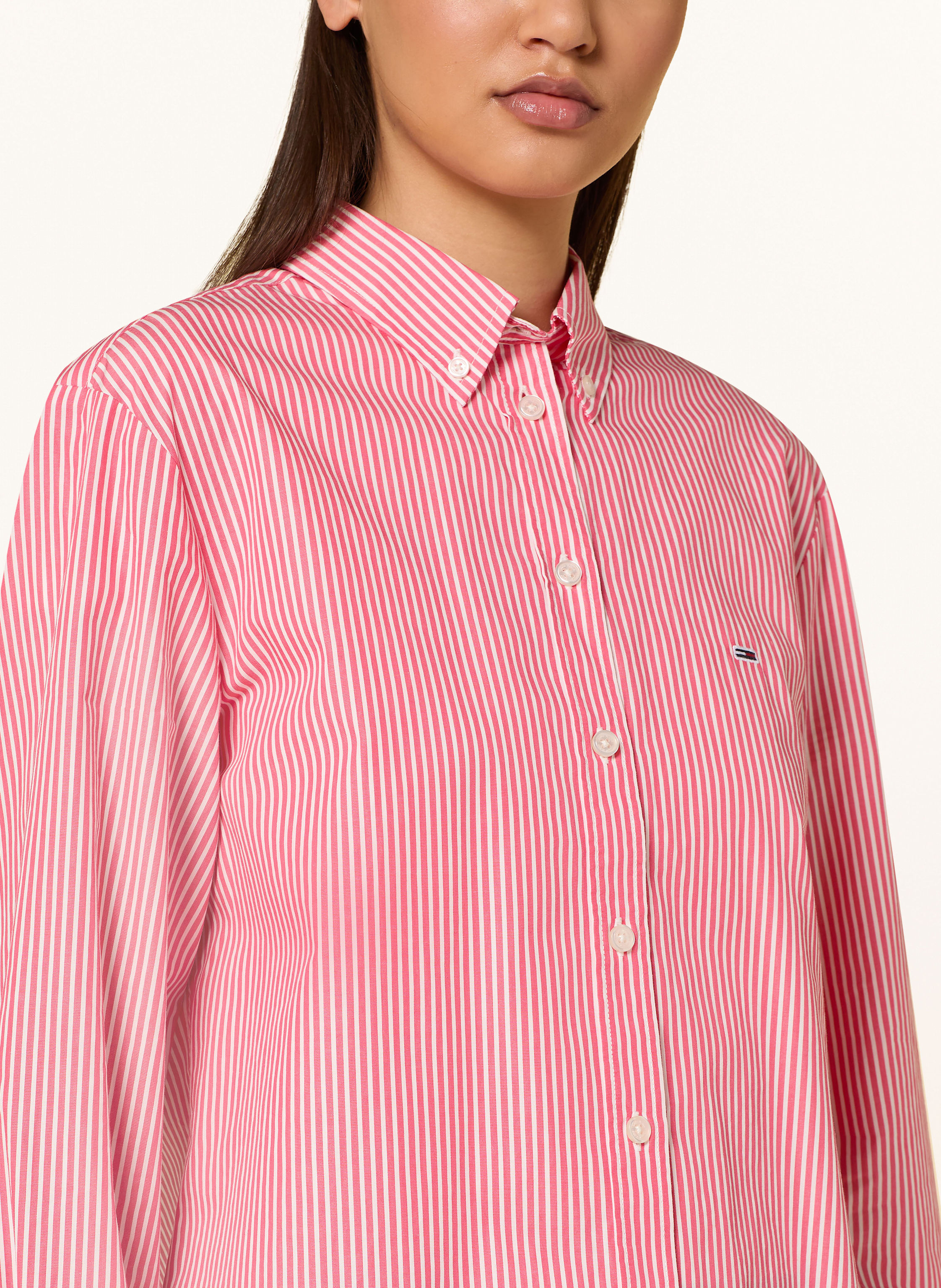 Thumbnail - Tommy Jeans Hemdbluse pink
