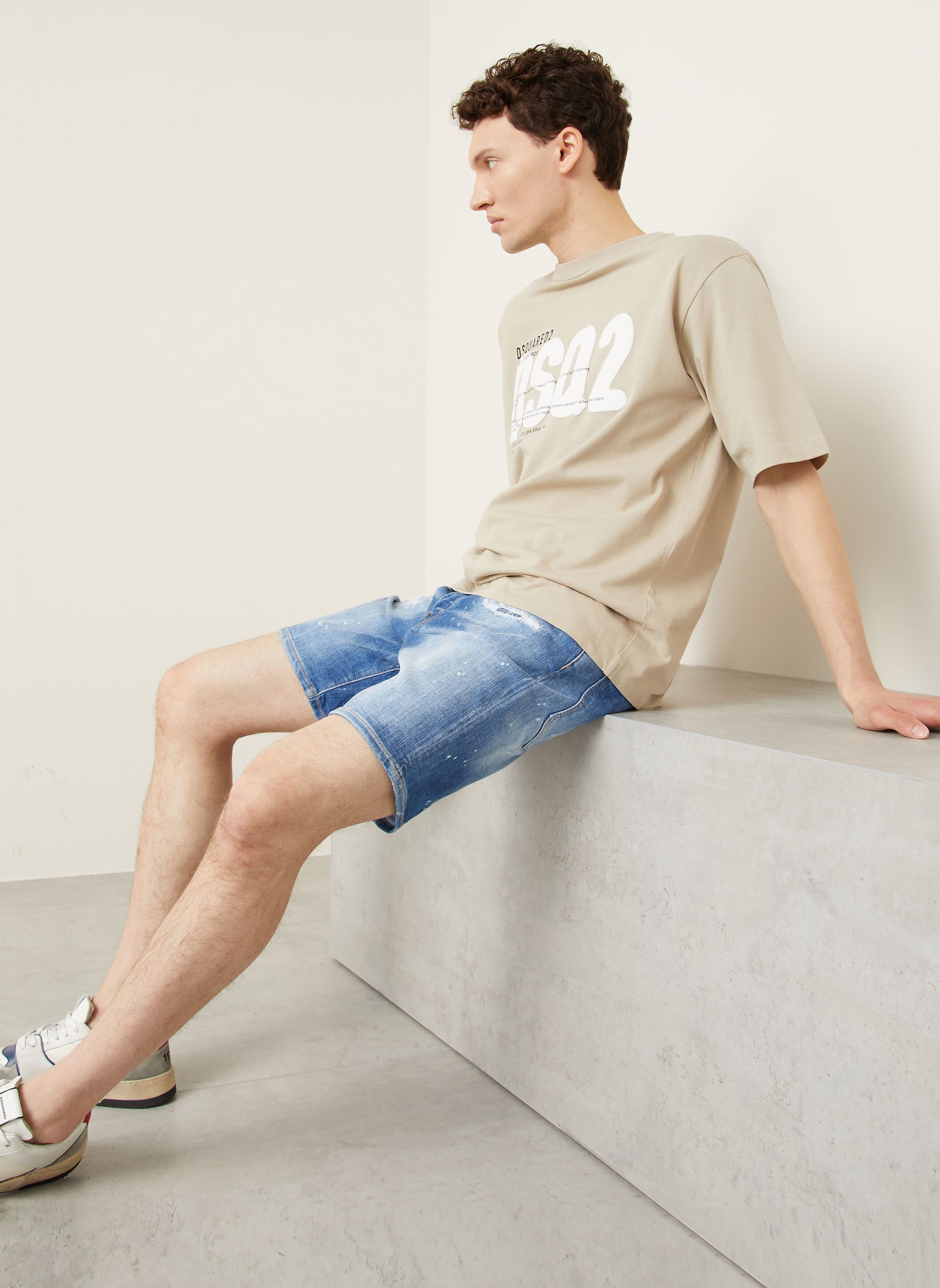 Thumbnail - dsquared2 Jeansshorts Marine blau