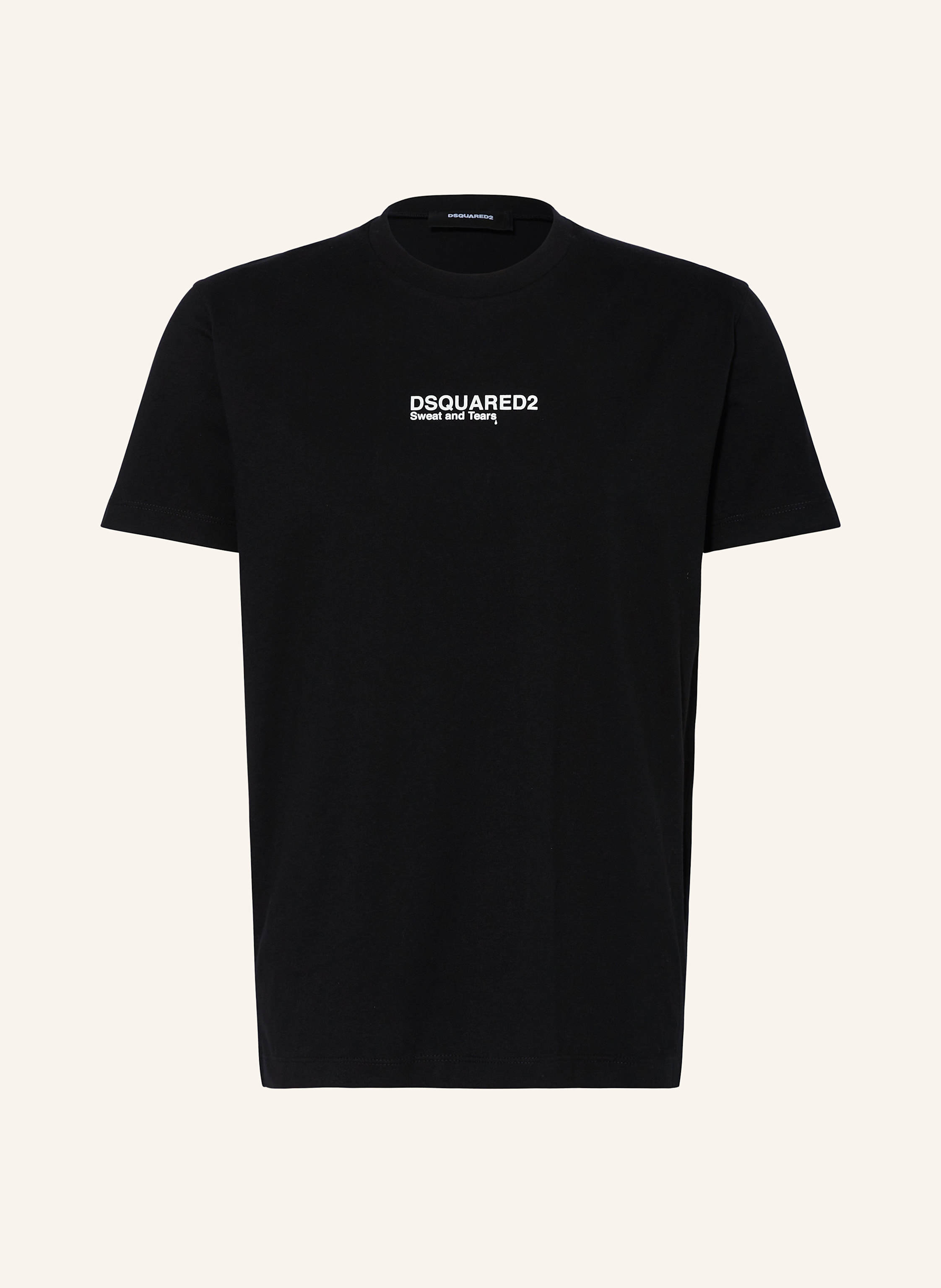 DSQUARED2 T-shirt COOL FIT in black / white