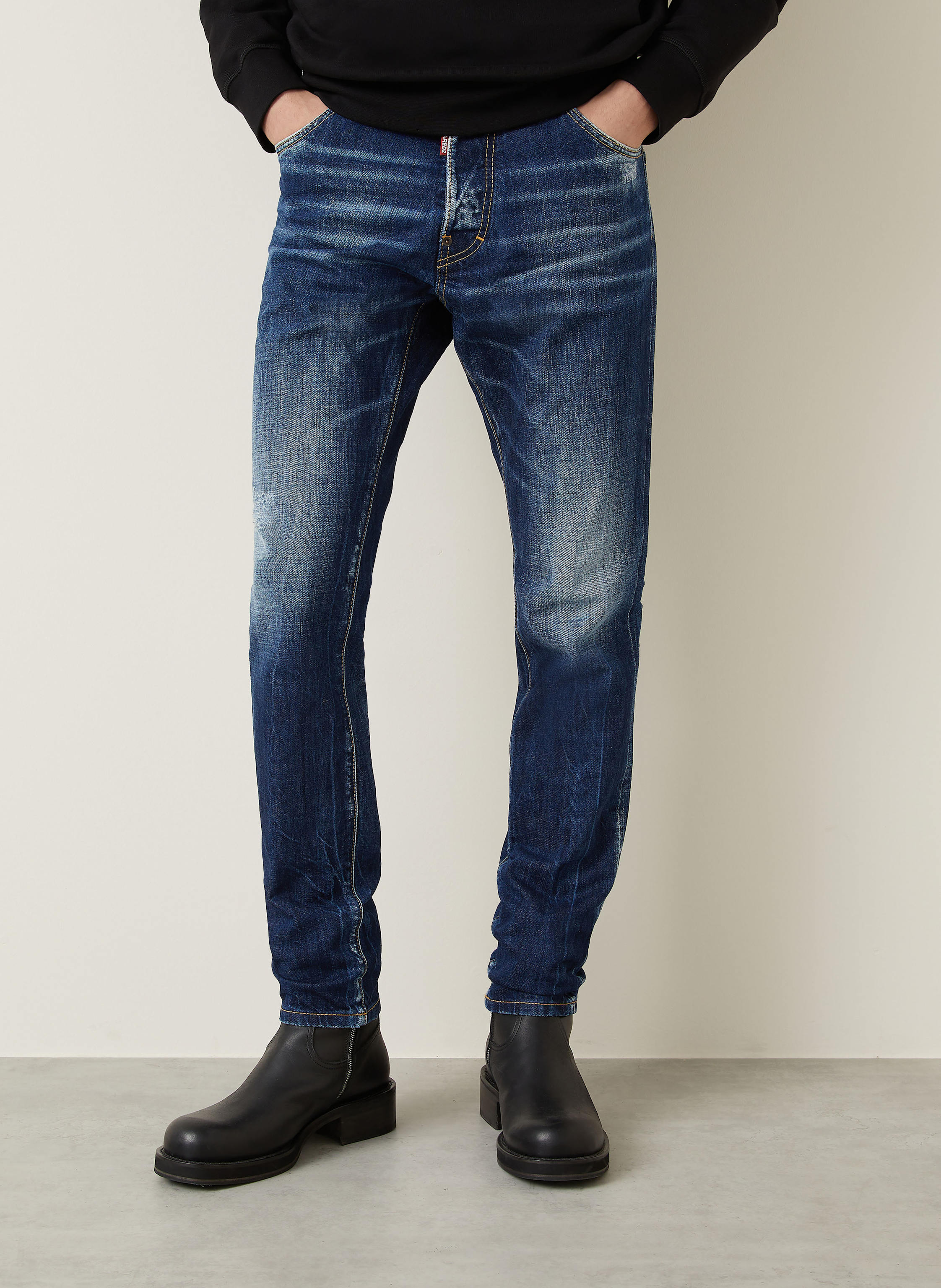 Thumbnail - dsquared2 Jeans Cool Guy Slim Fit blau