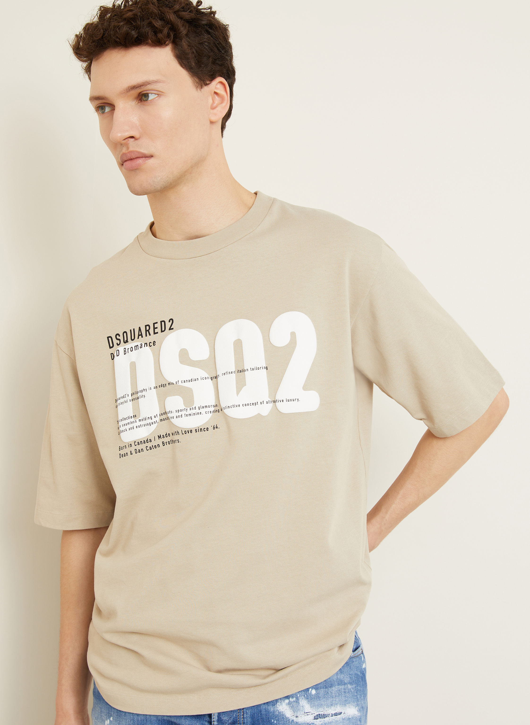 Thumbnail - dsquared2 T-Shirt beige