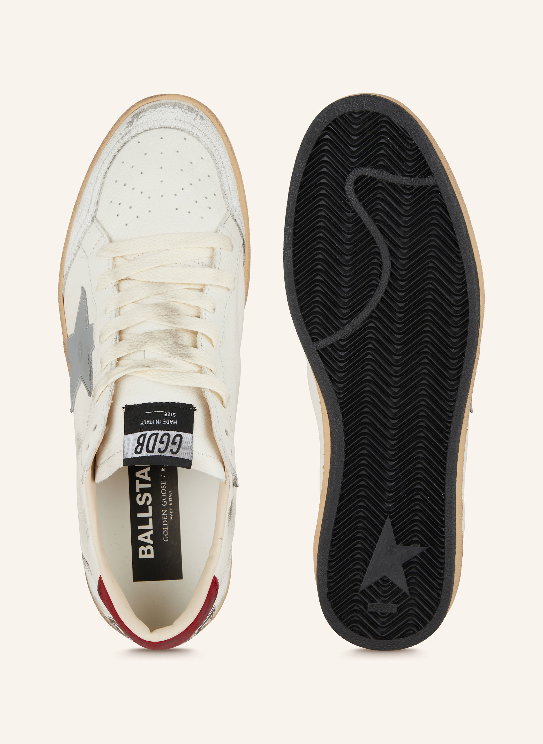 Thumbnail - Golden Goose Sneaker Ball Star weiss