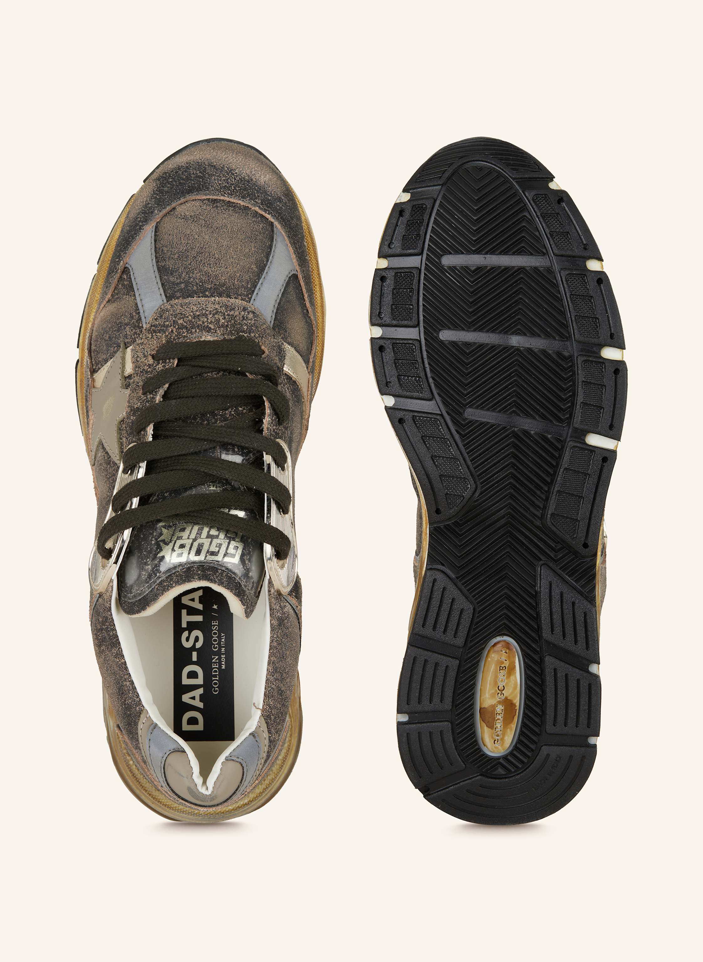 Thumbnail - Golden Goose Sneaker Running Dad braun
