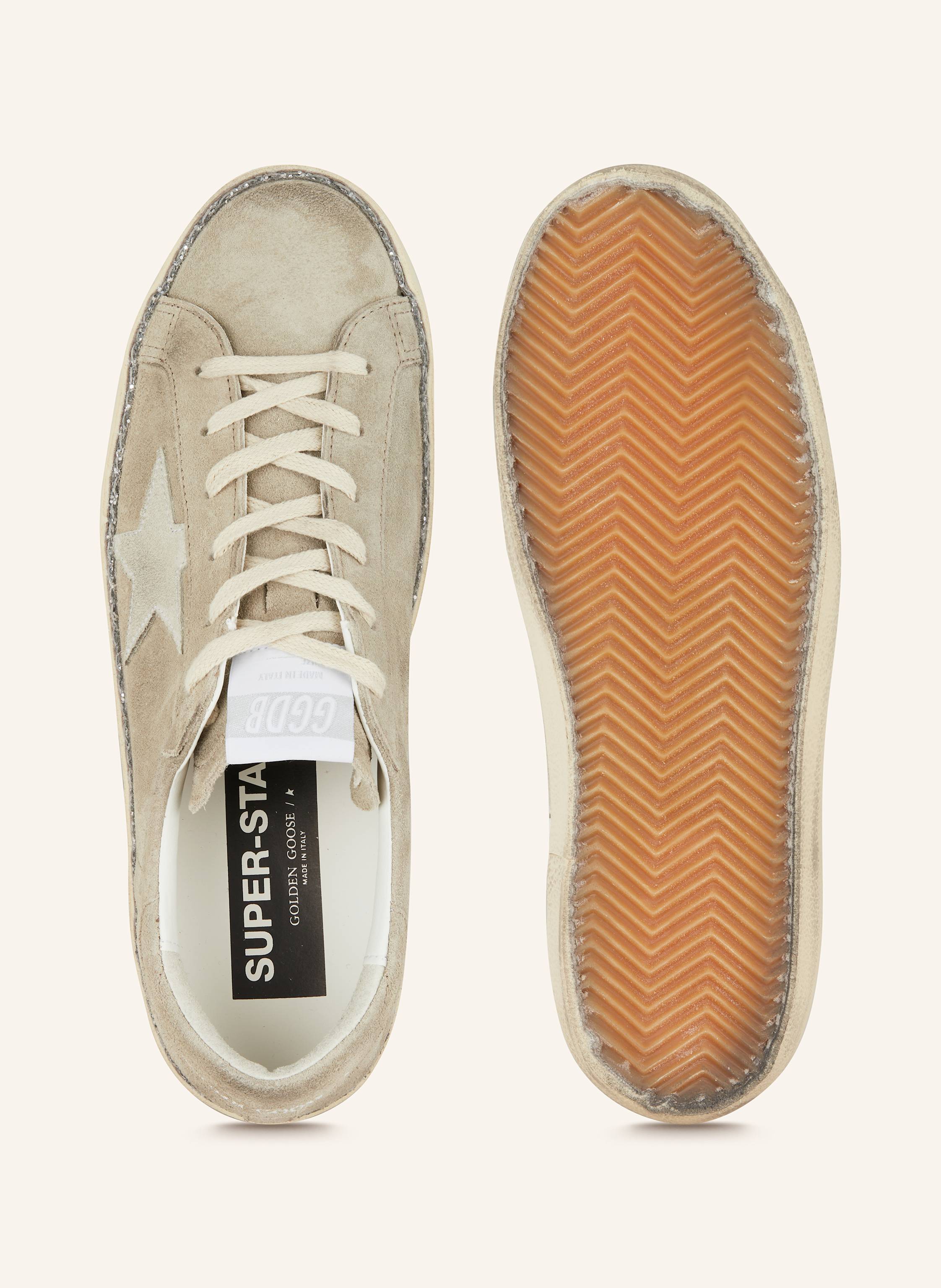 Thumbnail - Golden Goose Sneaker Super-Star grau