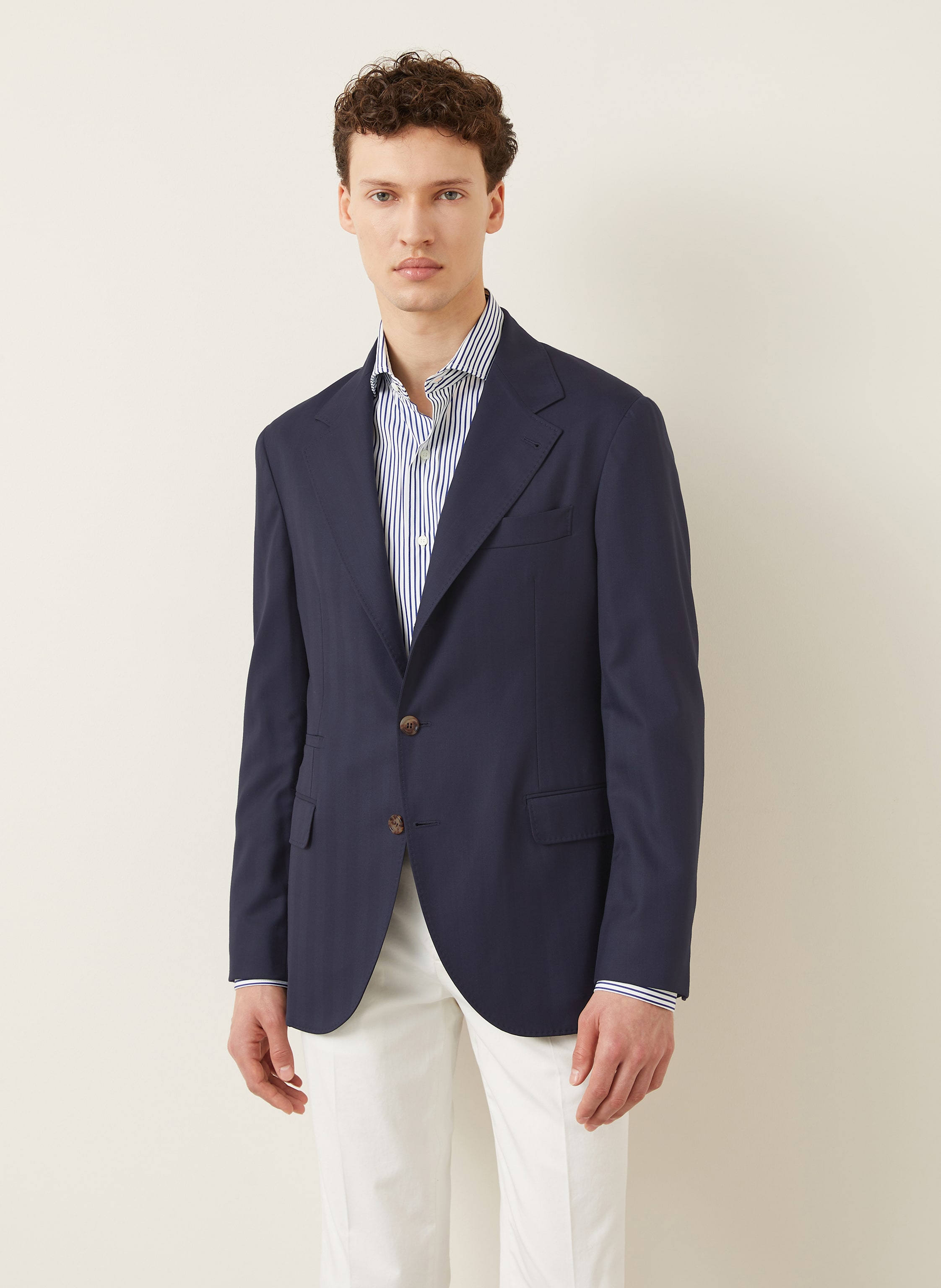 Thumbnail - Brunello Cucinelli Anzugsakko Extra Slim Fit blau