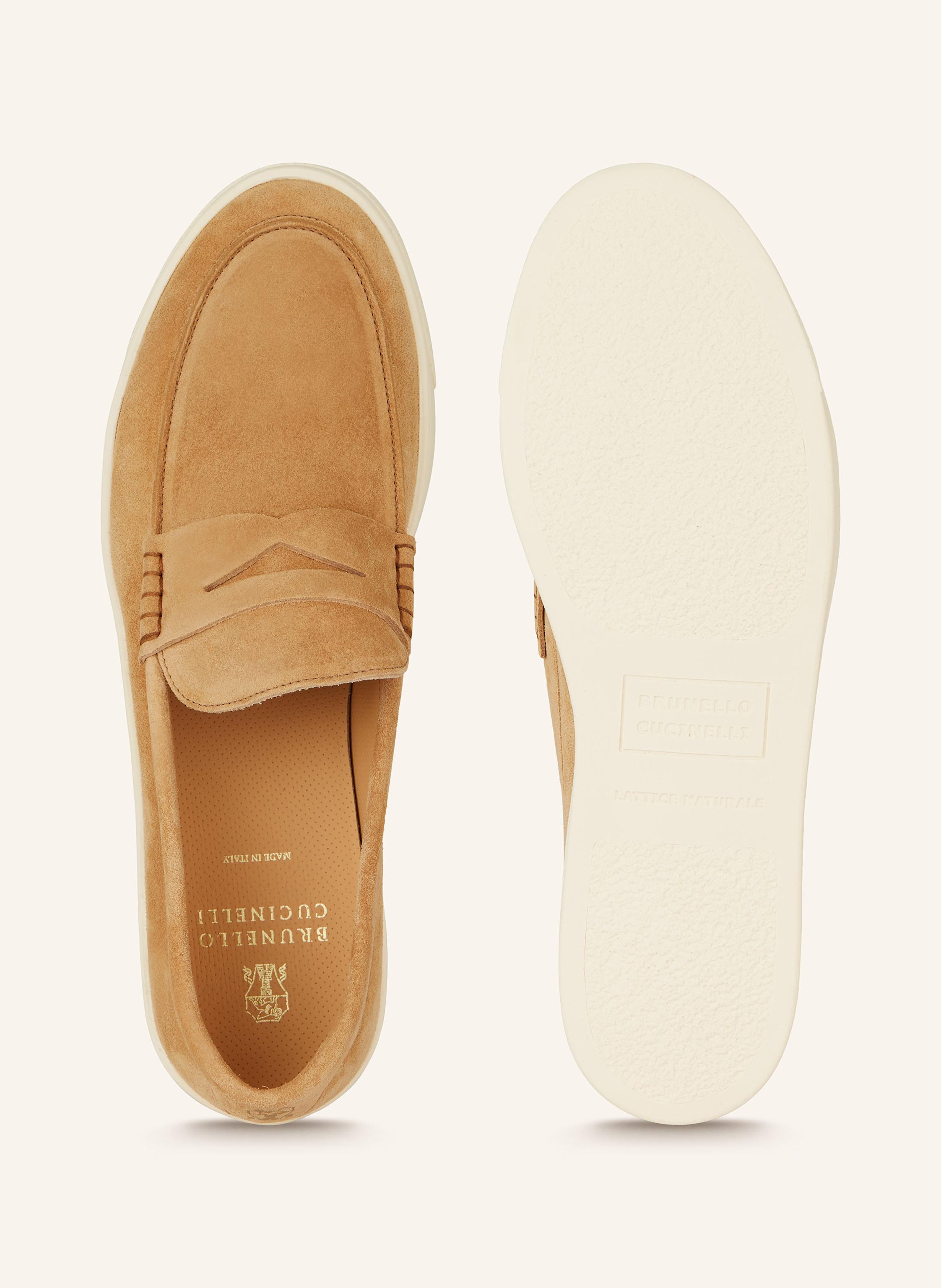 Thumbnail - Brunello Cucinelli Penny-Loafer braun