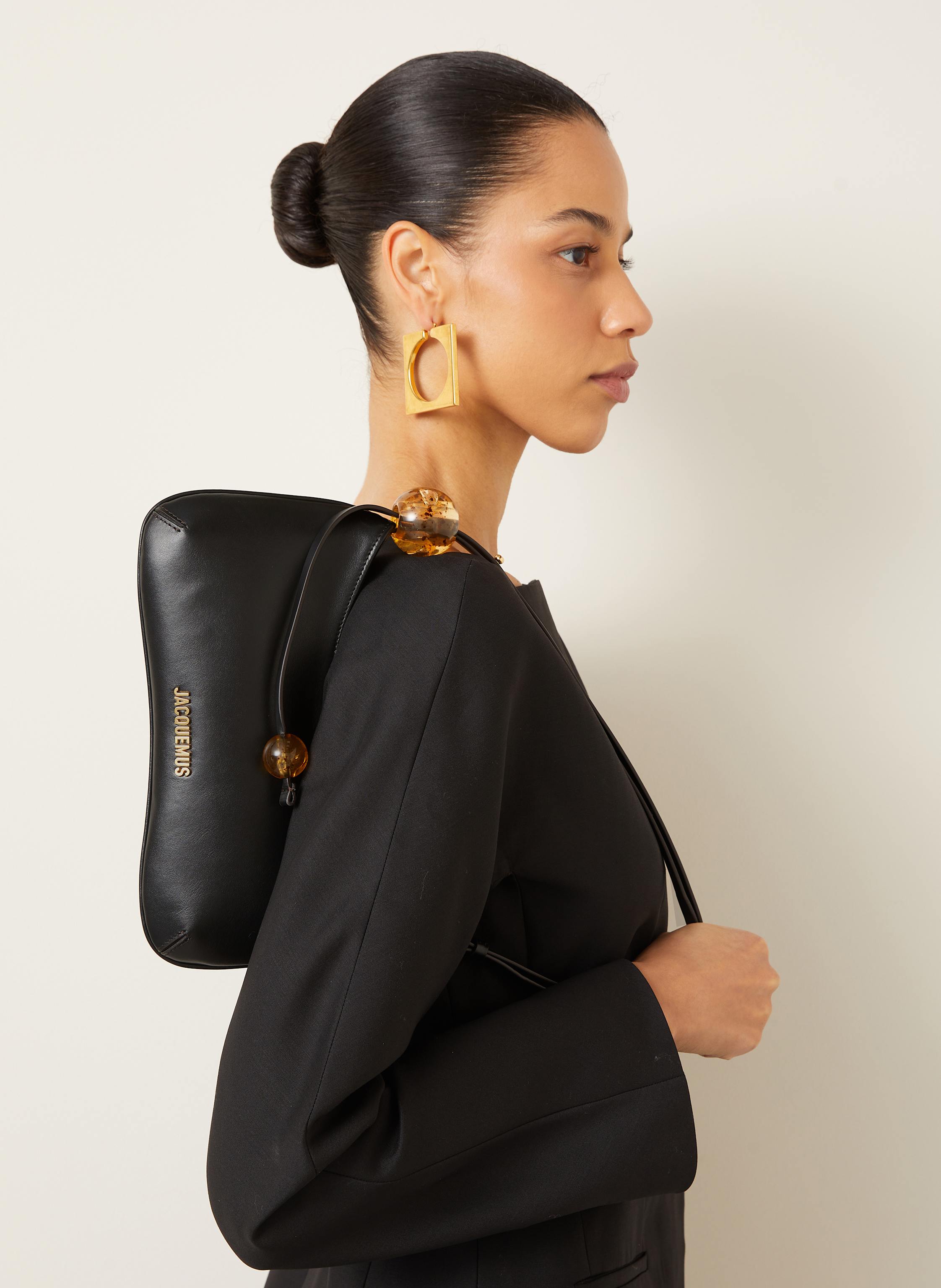 Thumbnail - Jacquemus Handtasche Le Bisou Perle schwarz