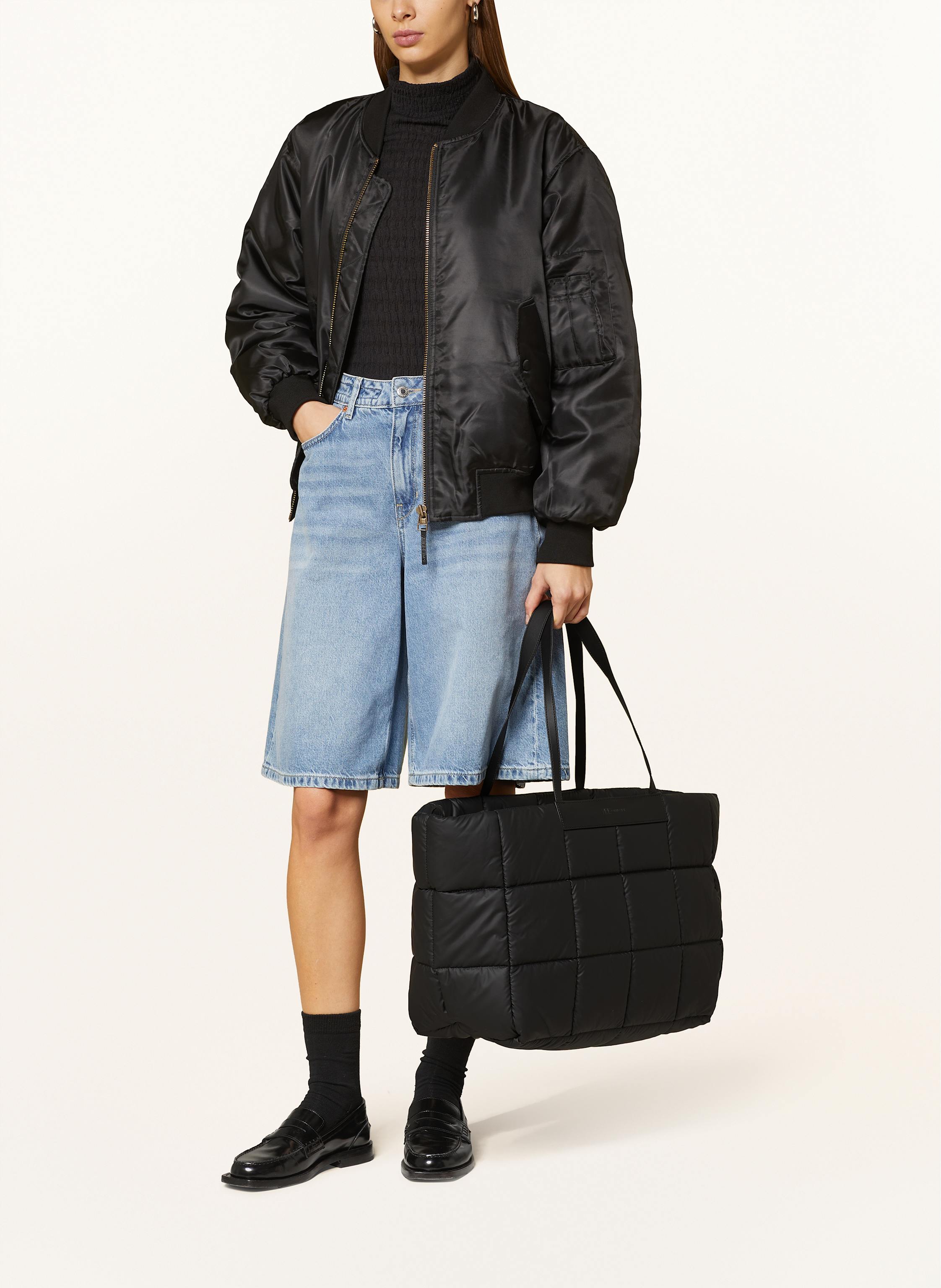 Thumbnail - Vee Collective Shopper Porter Marche Mit Pouch schwarz